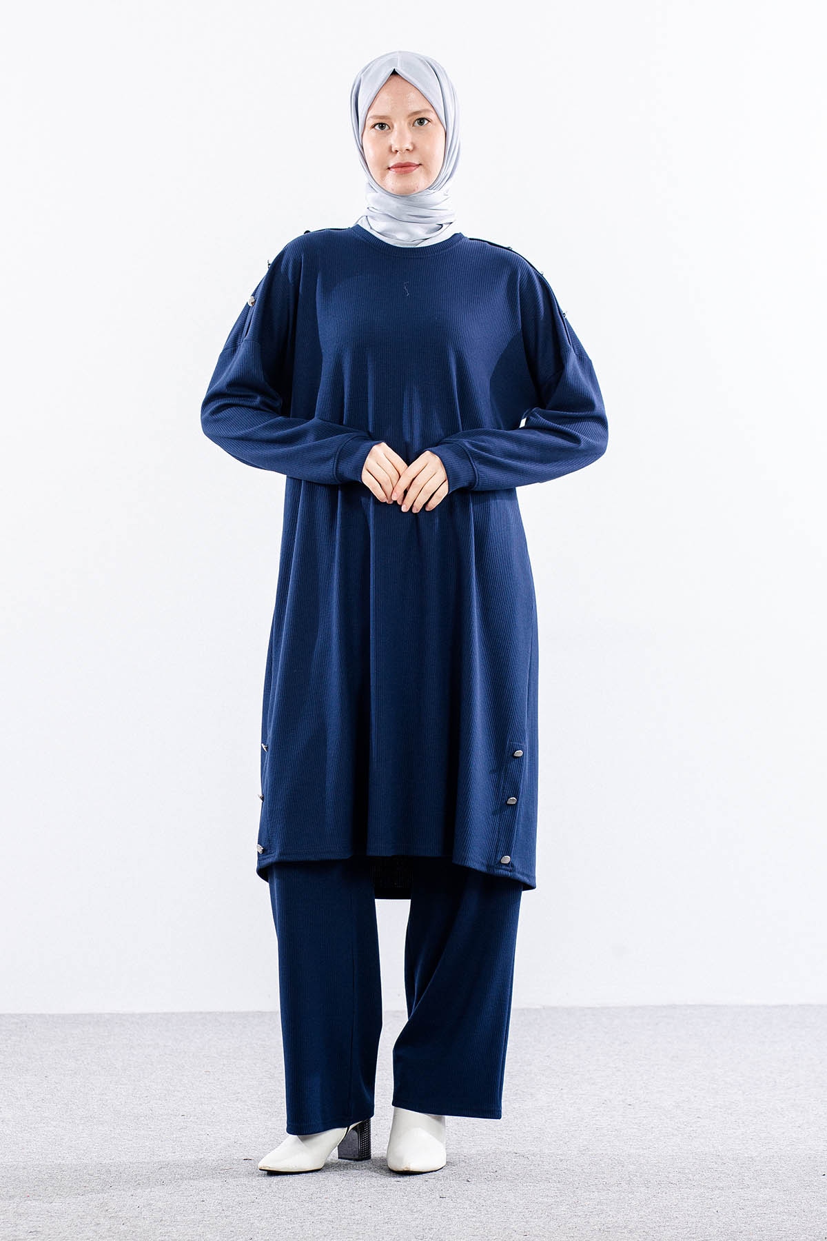 4540 Takim 4-5-6 Dugme - Lacivert - 1