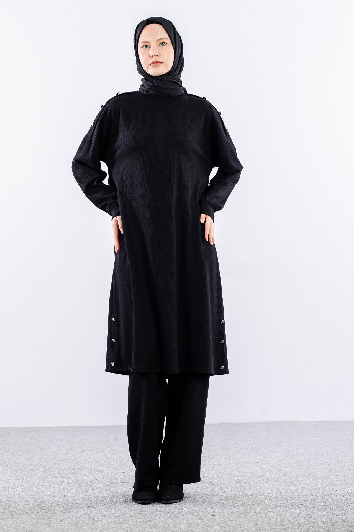 4540 Takim 4-5-6 Dugme - Siyah - 3