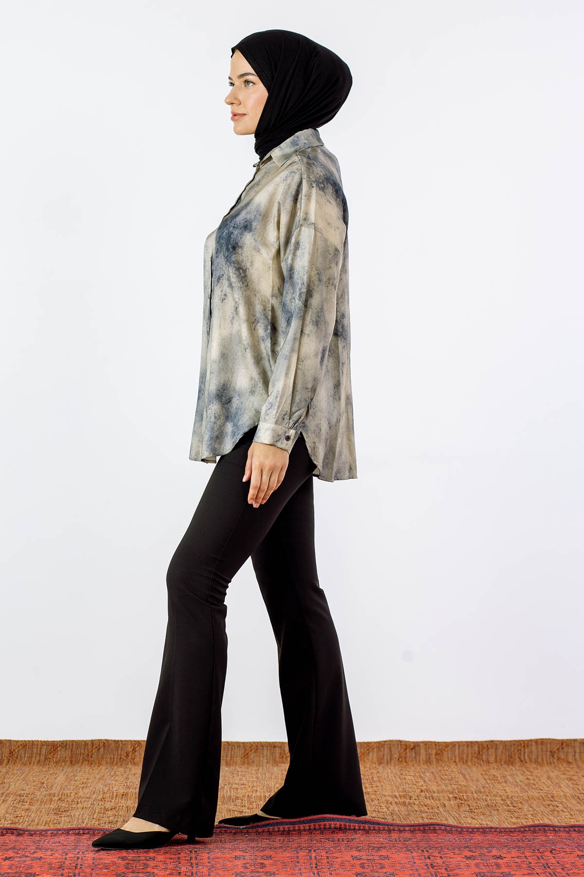 4566 Gömlek 38-44 - Krem - 5