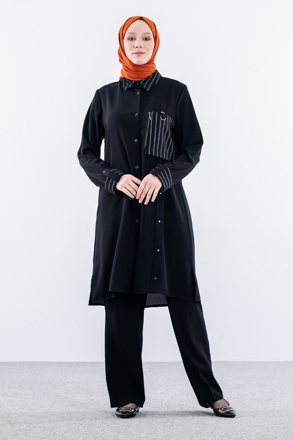 4606 Takim 46-52 - Siyah - 1