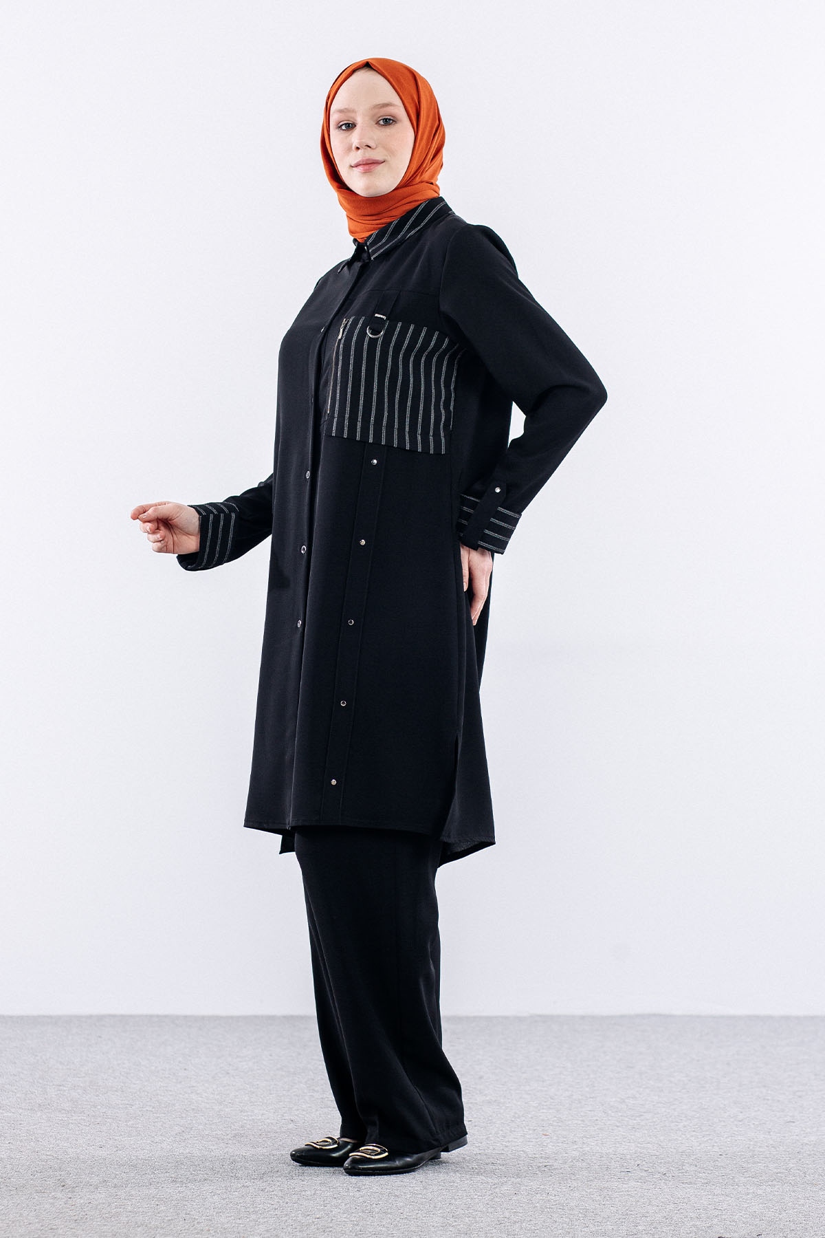 4606 Takim 46-52 - Siyah - 4