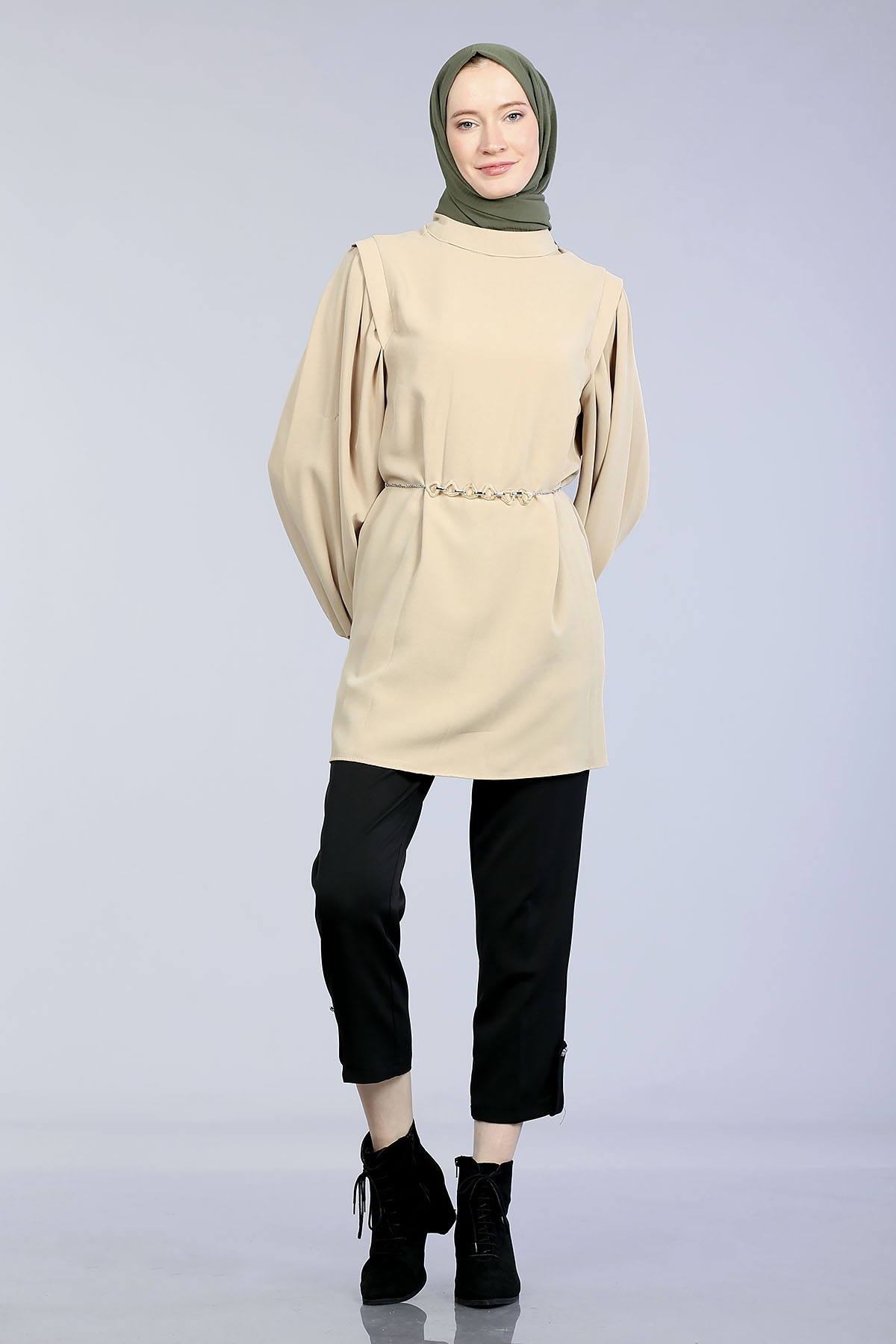 4609 Tunik 36-44 Kly - Bej - 2