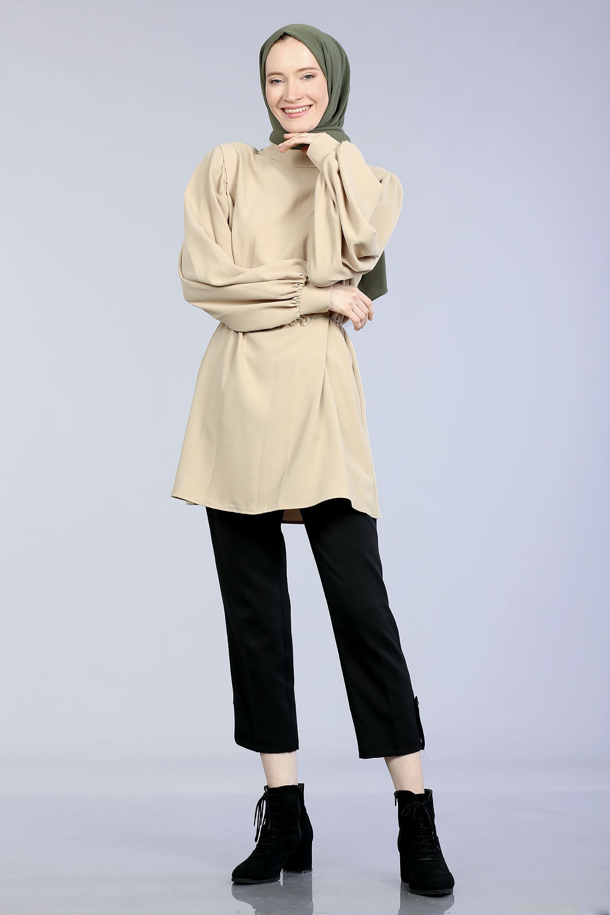 4609 Tunik 36-44 Kly - Bej - 3