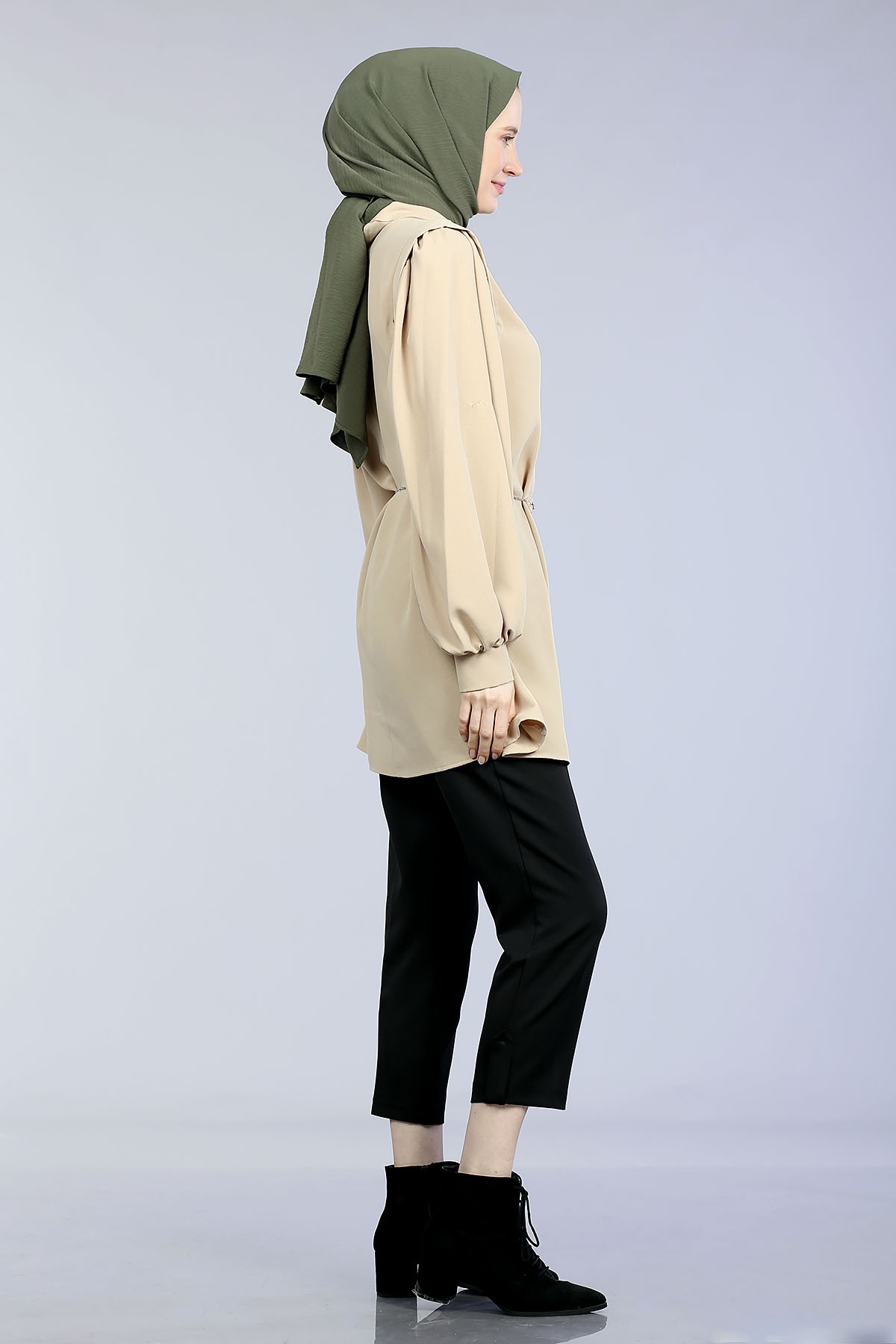 4609 Tunik 36-44 Kly - Bej - 5