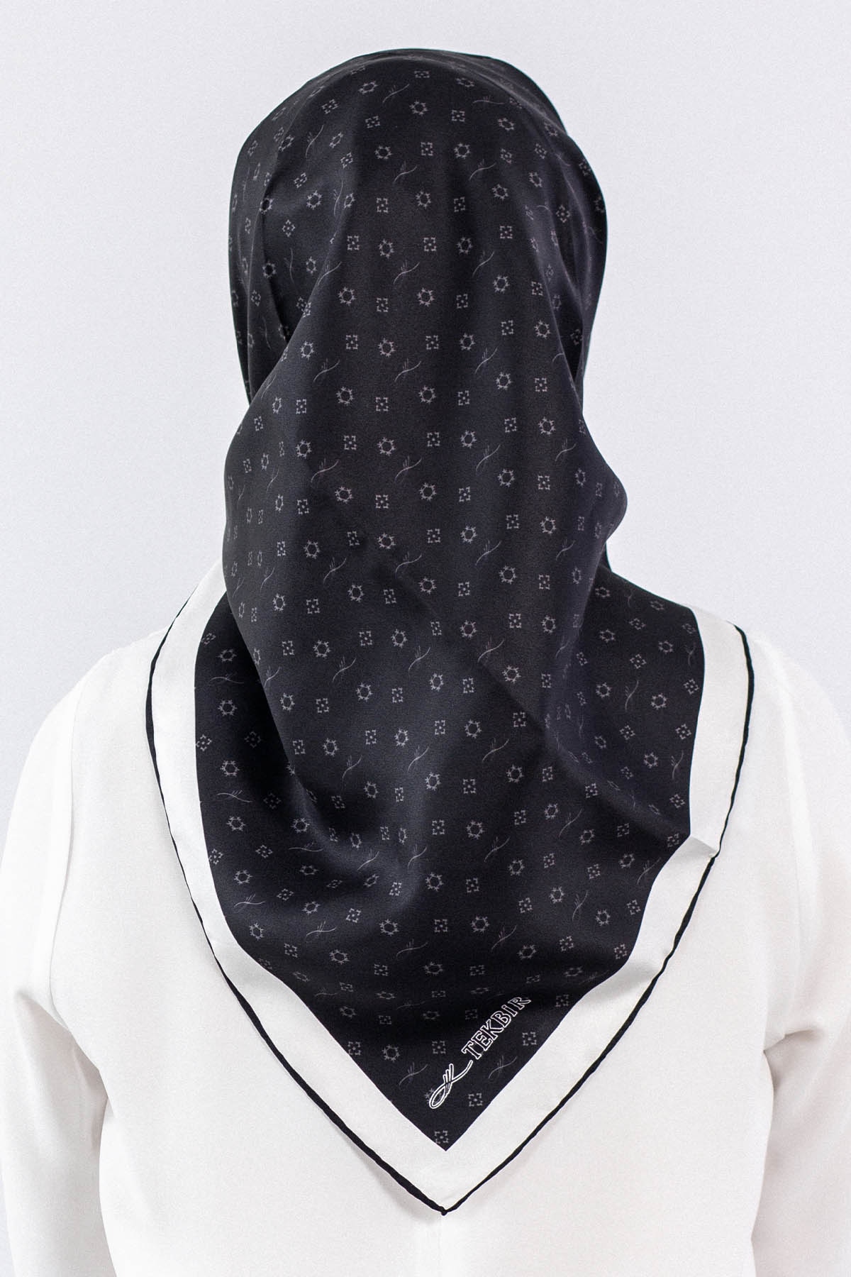 4639 İpek Eşarp - Siyah_antrasit - 3