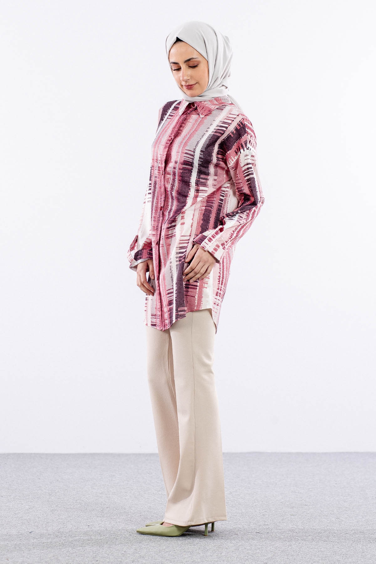 4807 Tunik 38-46 - Bordo - 3