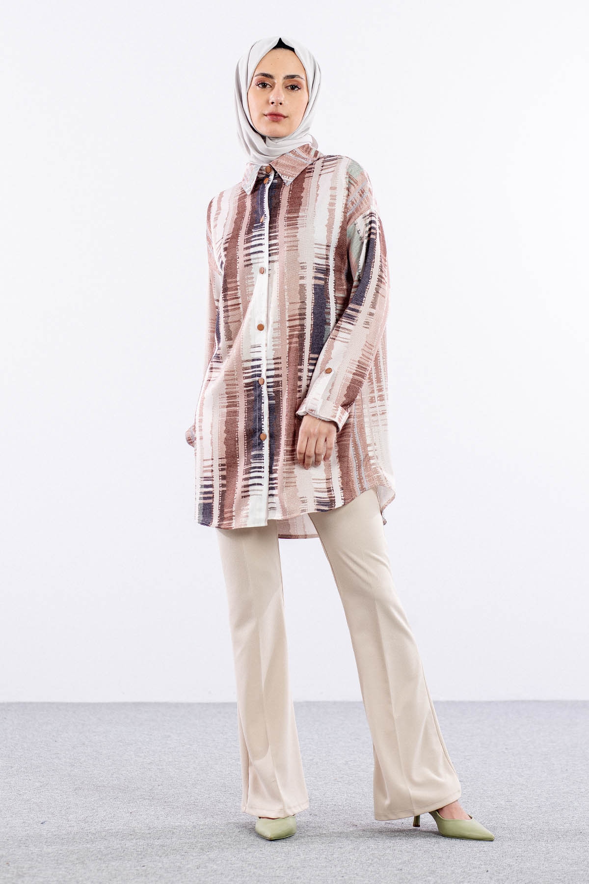 4807 Tunik 38-46 - Kahve - 1