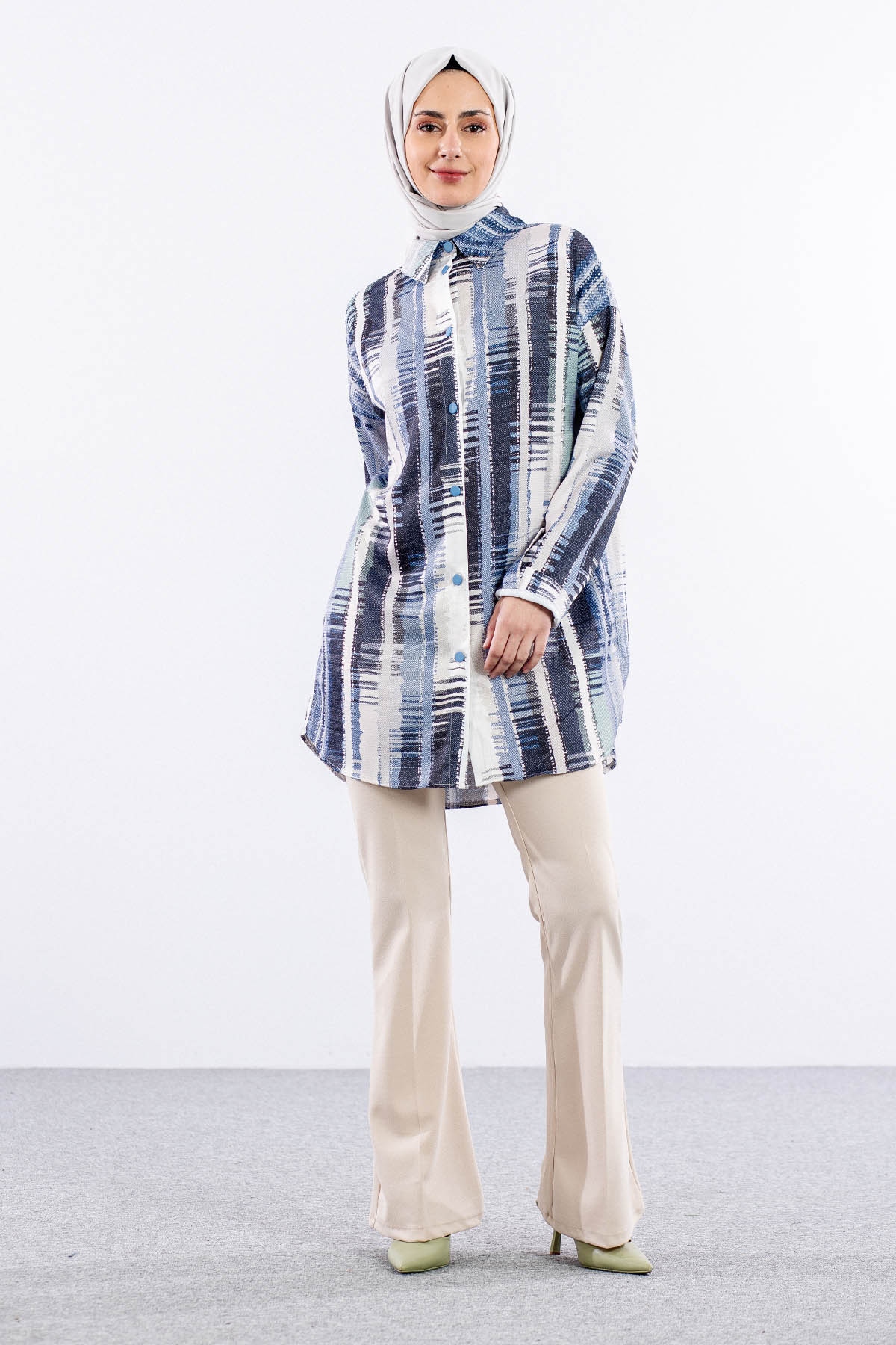 4807 Tunik 38-46 - Lacivert - 1