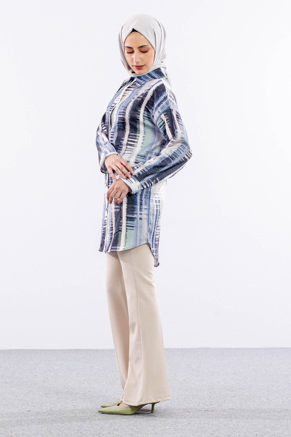 4807 Tunik 38-46 - Lacivert - 4