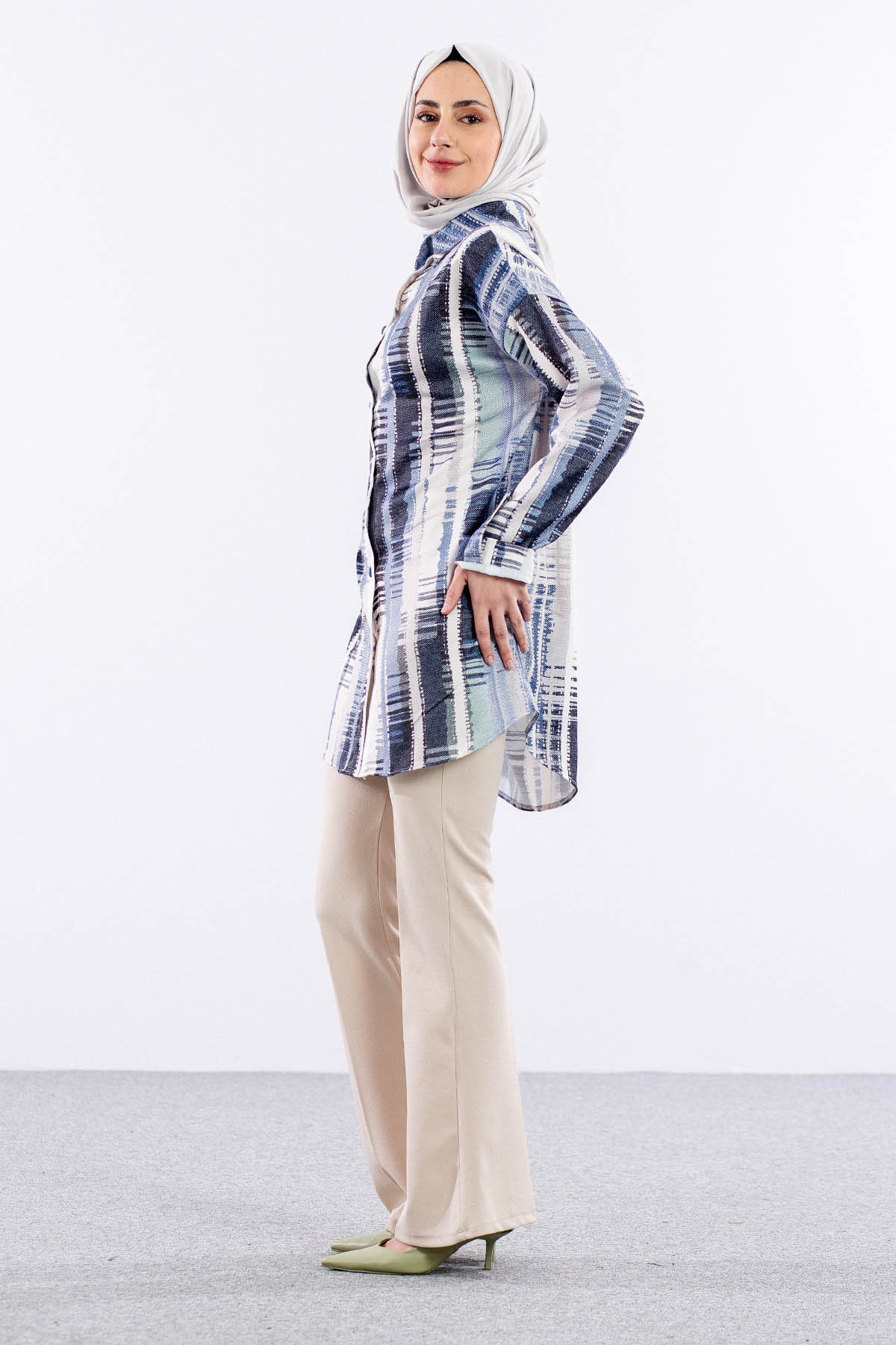 4807 Tunik 38-46 - Lacivert - 5