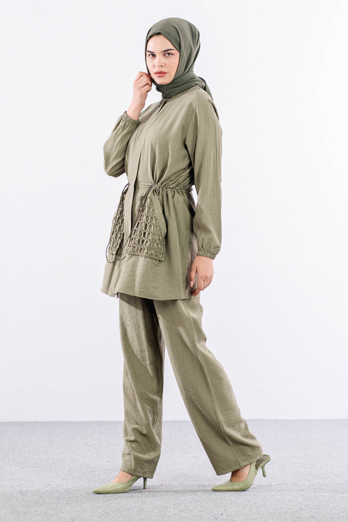 483 Takim 1-4 File Cepli - Haki - 3