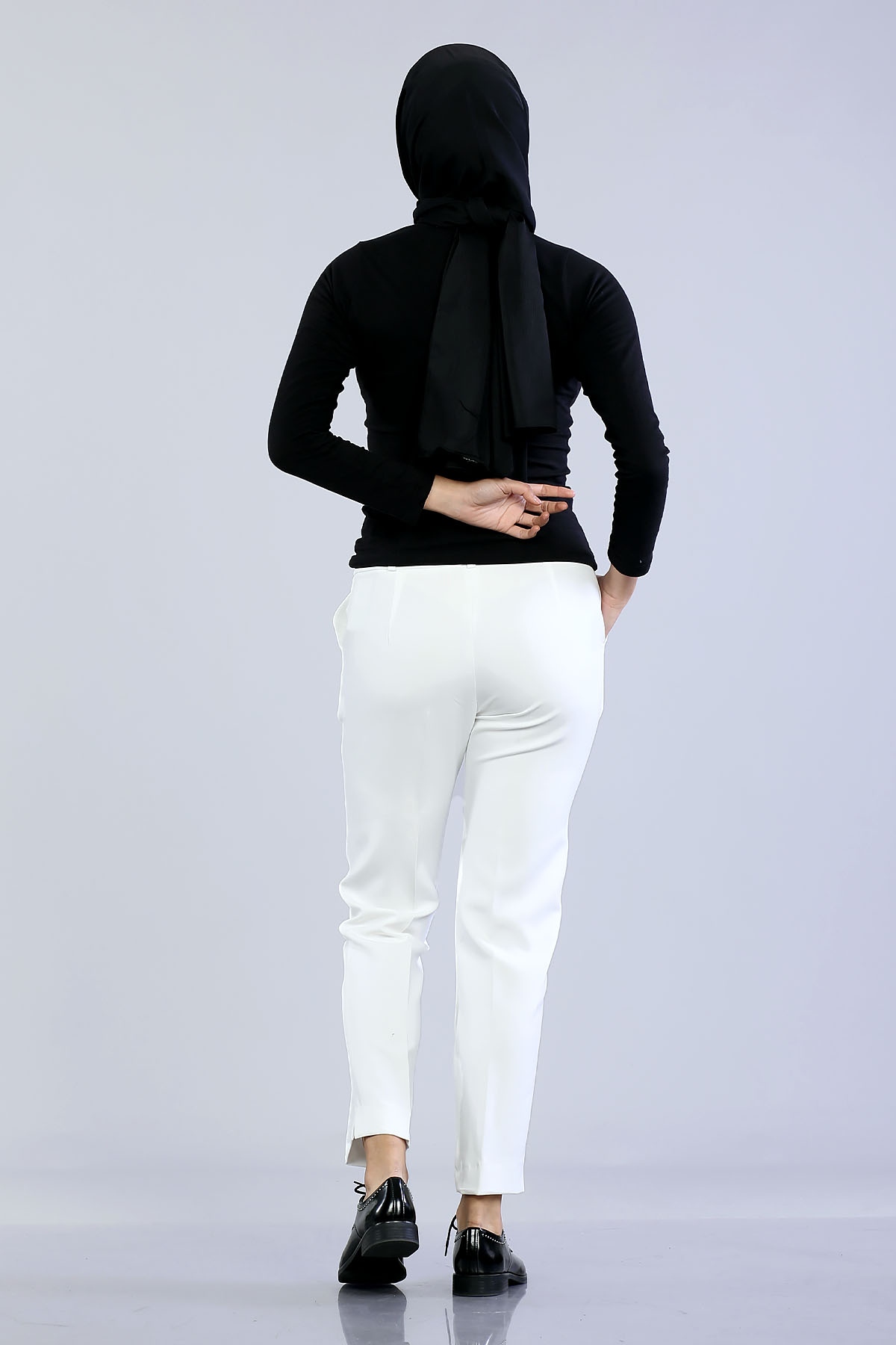 5001 Pantolon Ekru - 3