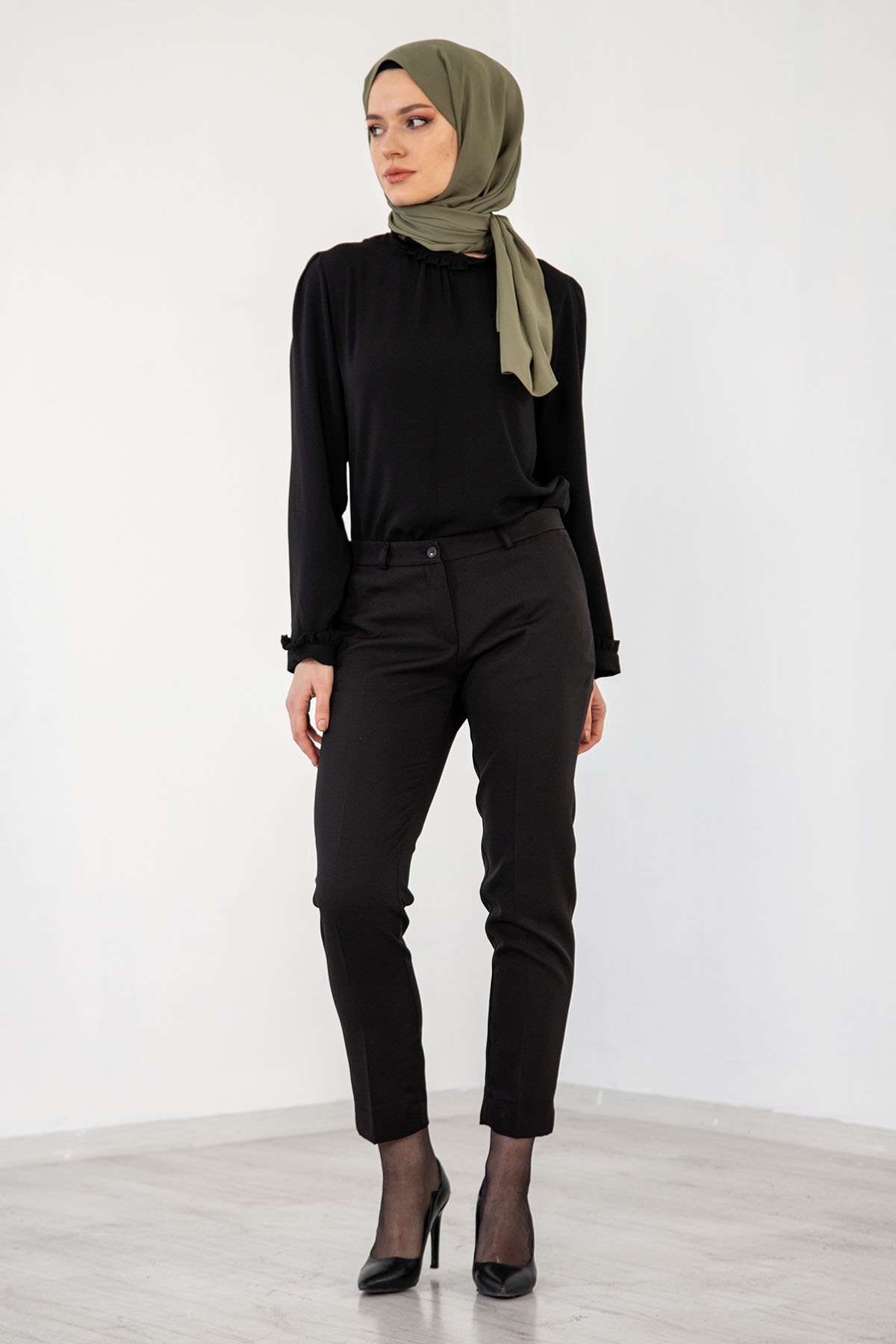 5001 Pantolon 40-50 - Siyah - 2