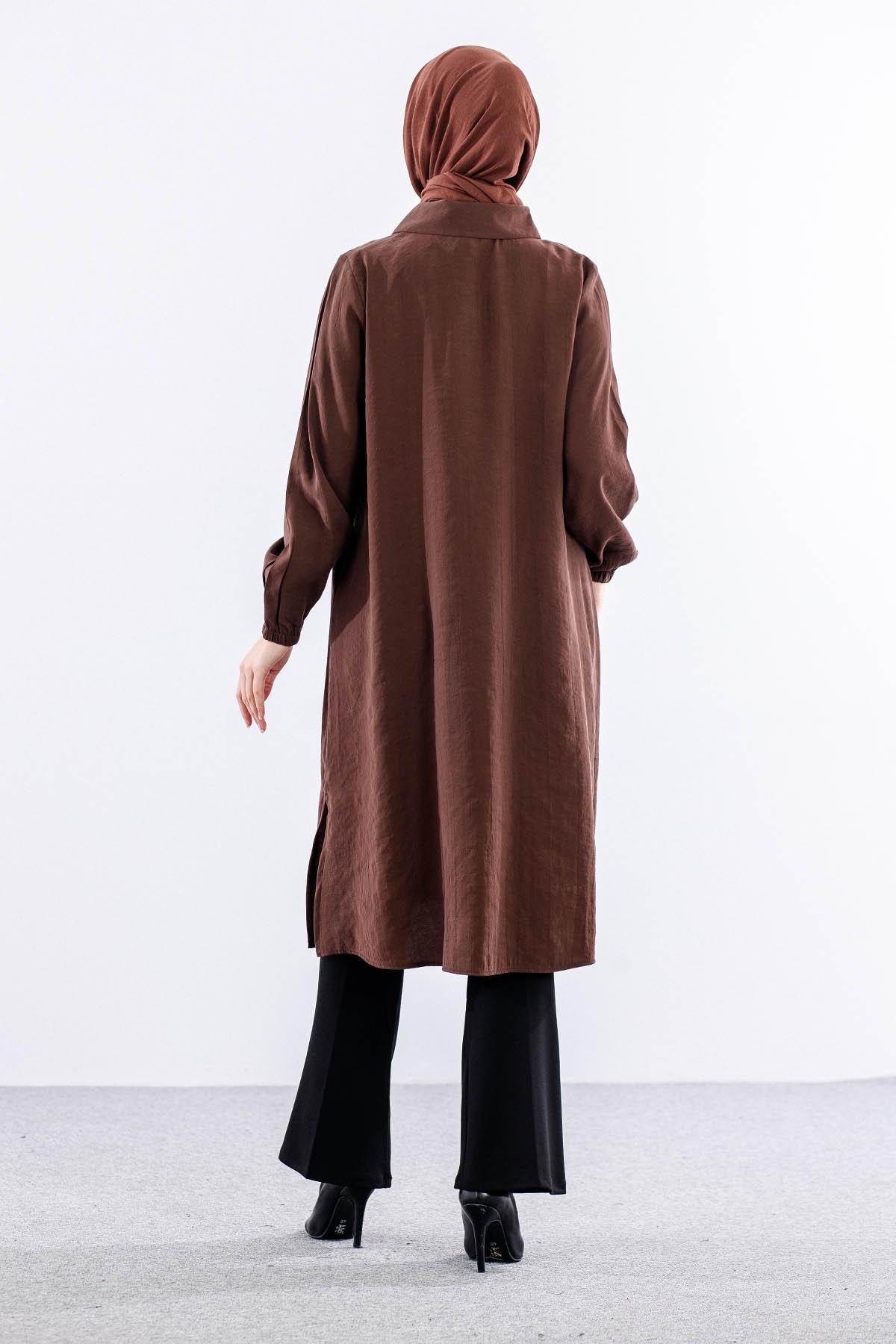 5001 Tunik 44-52 - Kahve - 4