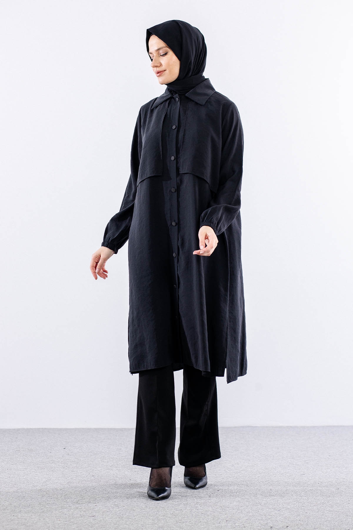 5001 Tunik 44-52 - Siyah - 2