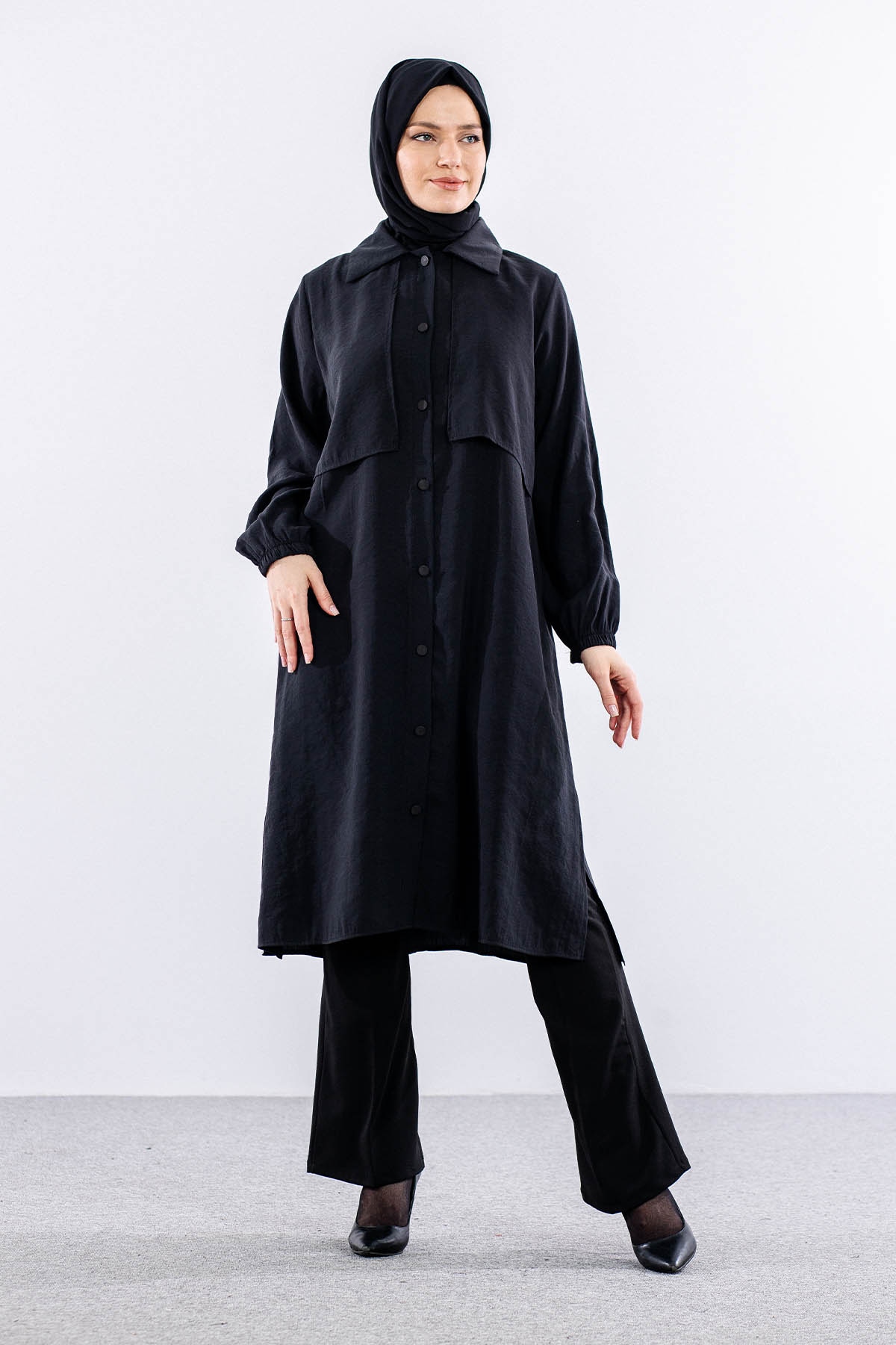 5001 Tunik 44-52 - Siyah - 3