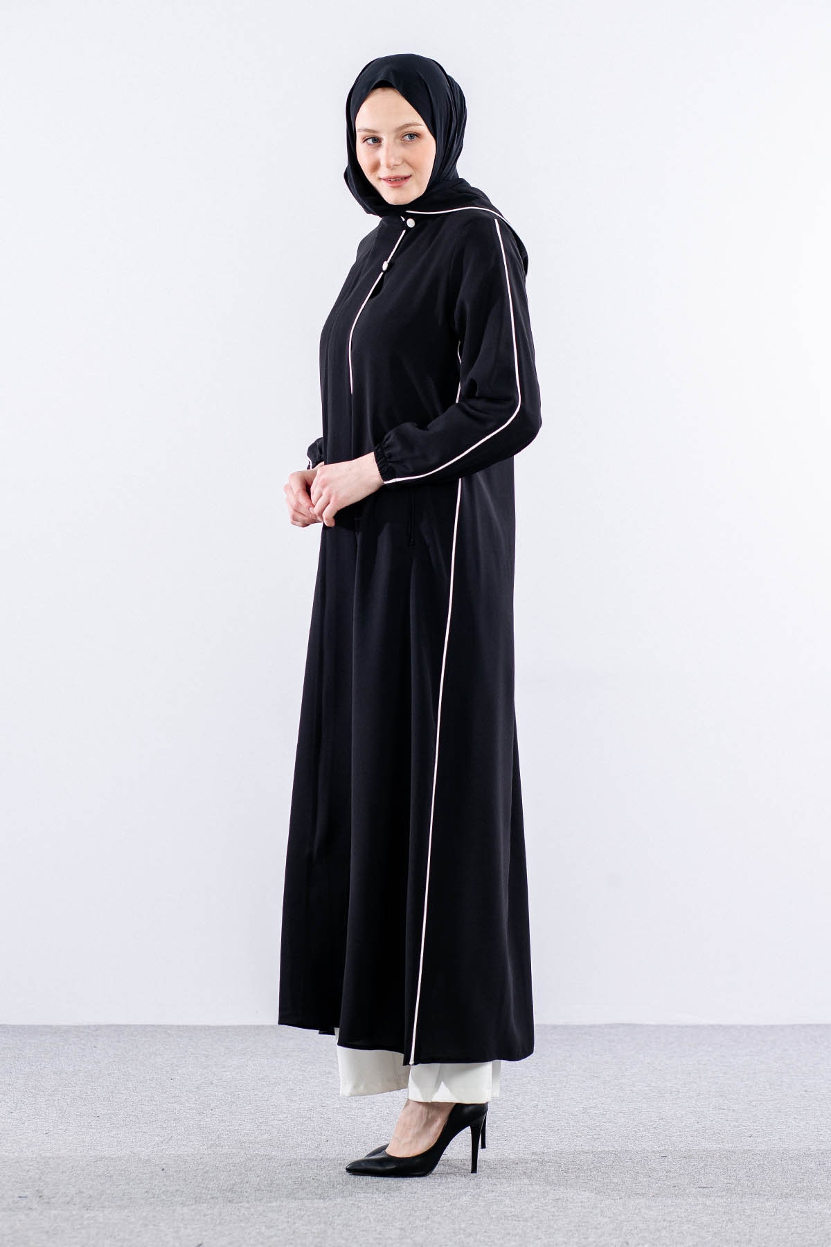 5003 Ferace 40-50 Biye - Siyah - 2