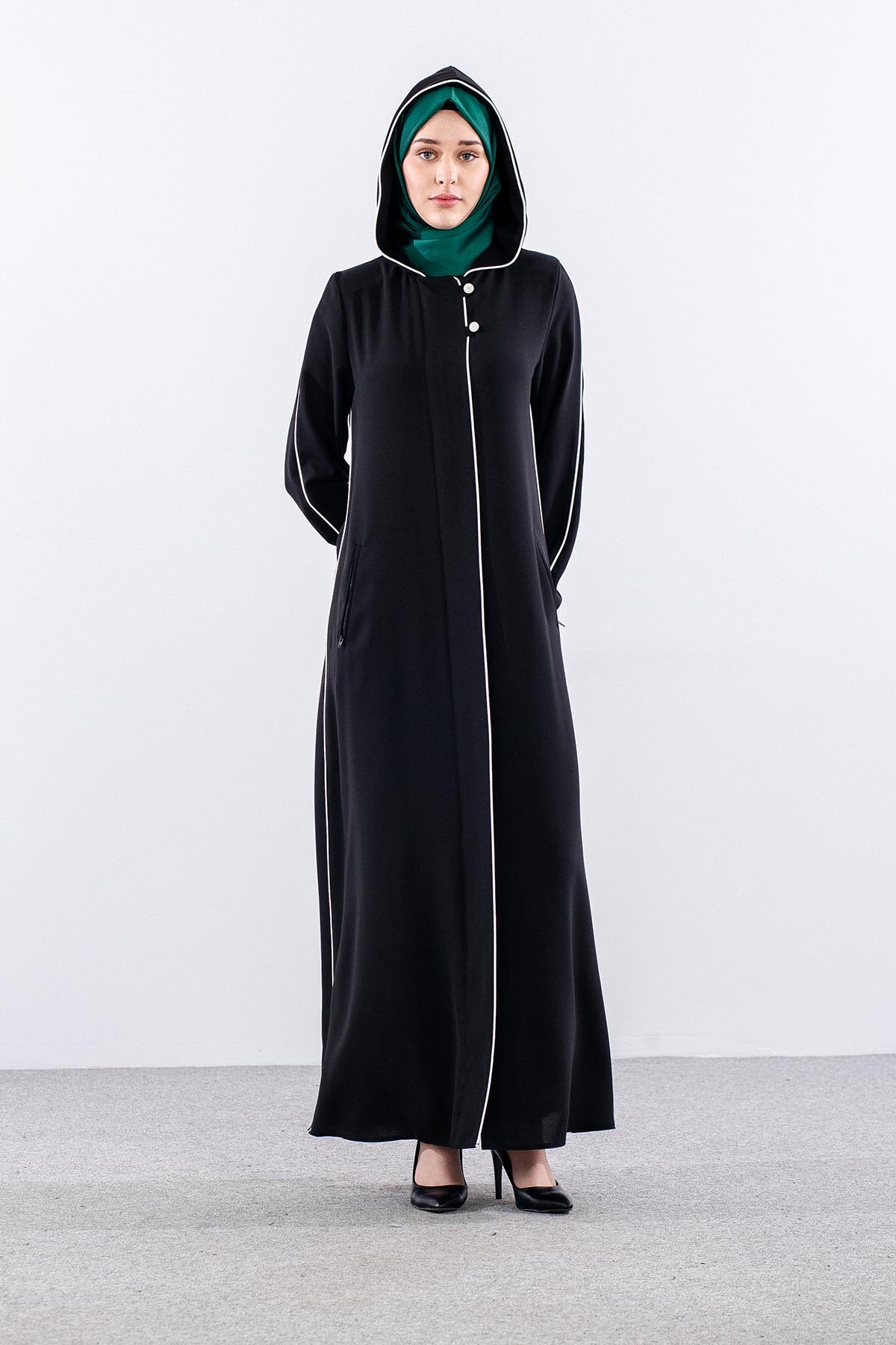 5003 Ferace 40-50 Buhara Biyeli - Siyah - 1