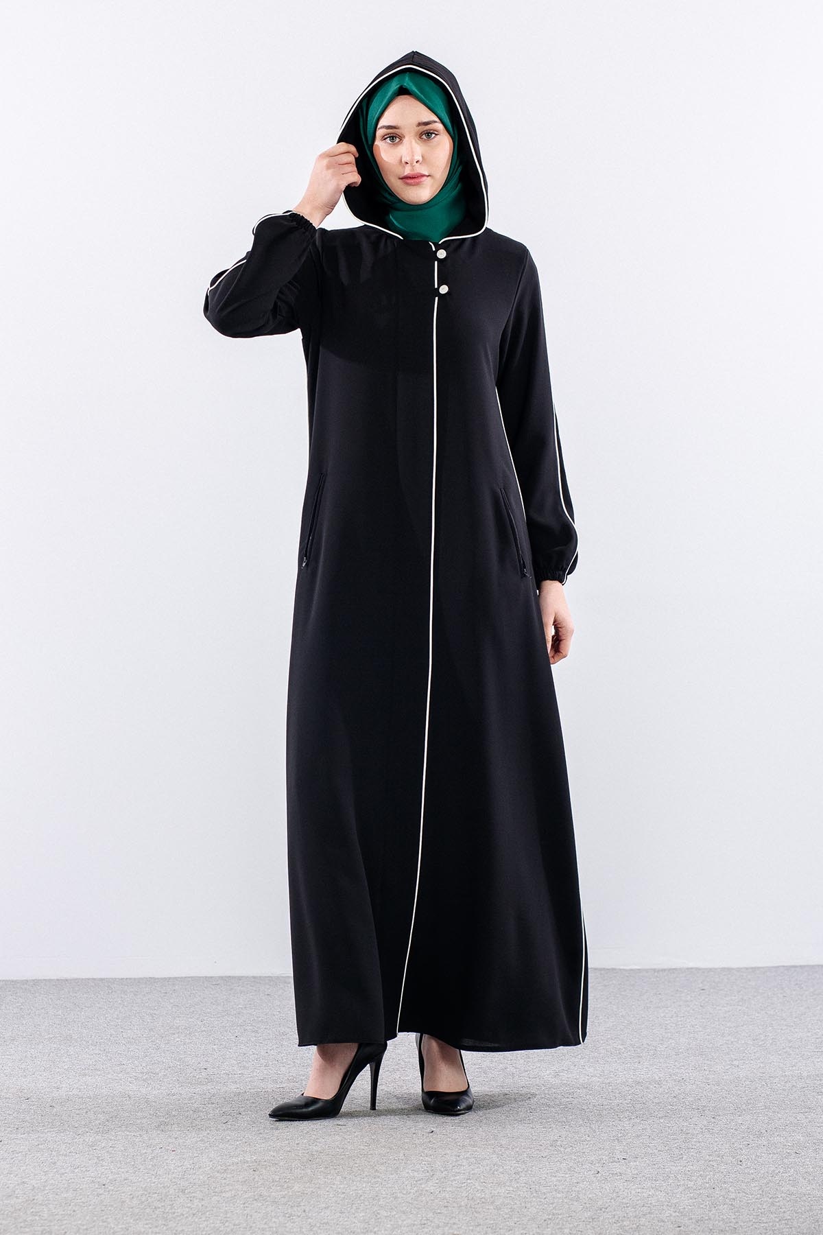 5003 Ferace 40-50 Buhara Biyeli - Siyah - 2