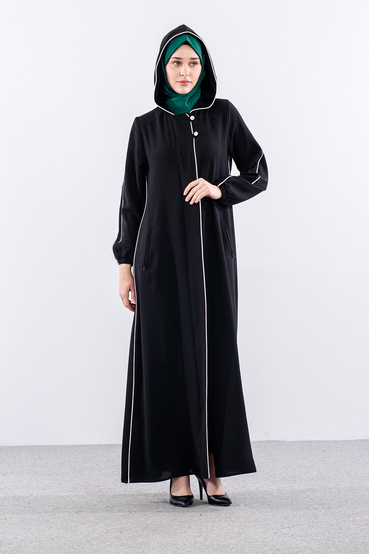 5003 Ferace 40-50 Buhara Biyeli - Siyah - 3