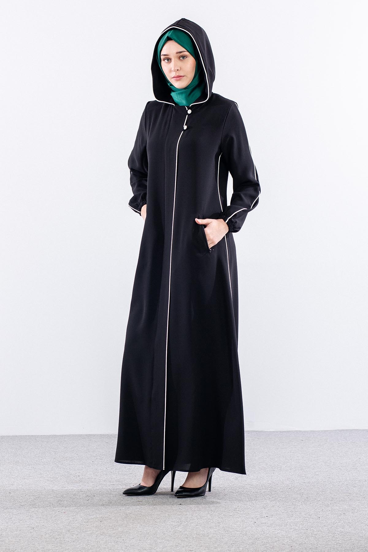 5003 Ferace 40-50 Buhara Biyeli - Siyah - 4