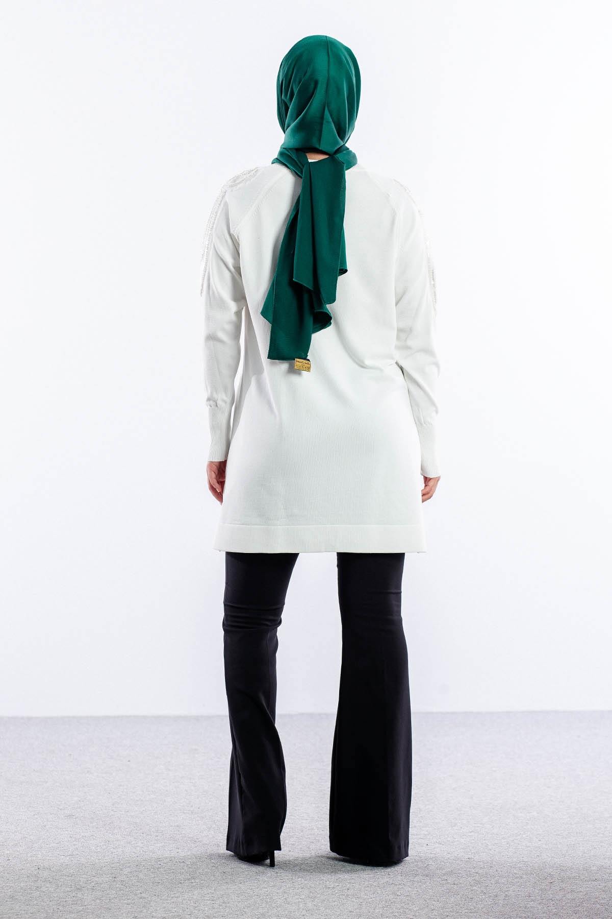 5006 Kazak Tek Omuz Inci - Ekru - 5