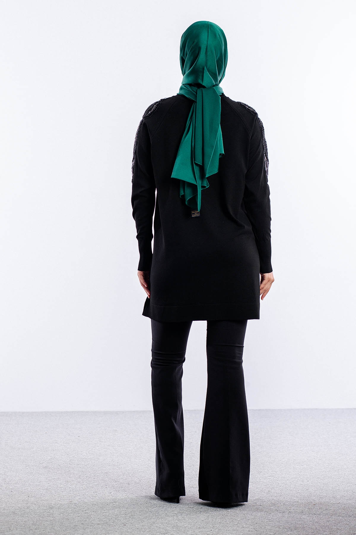 5006 Kazak Tek Omuz Inci - Siyah - 4