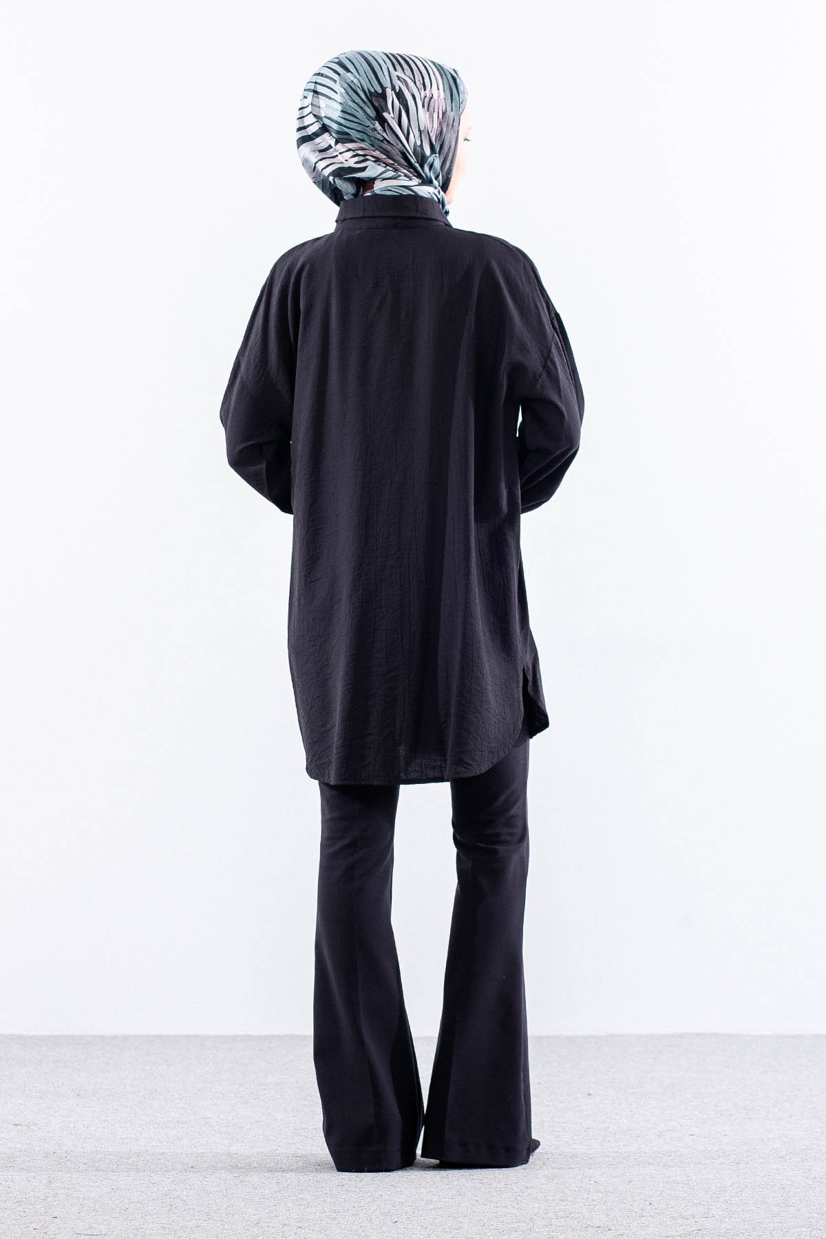 5009 Tunik 42-50 - Siyah - 4