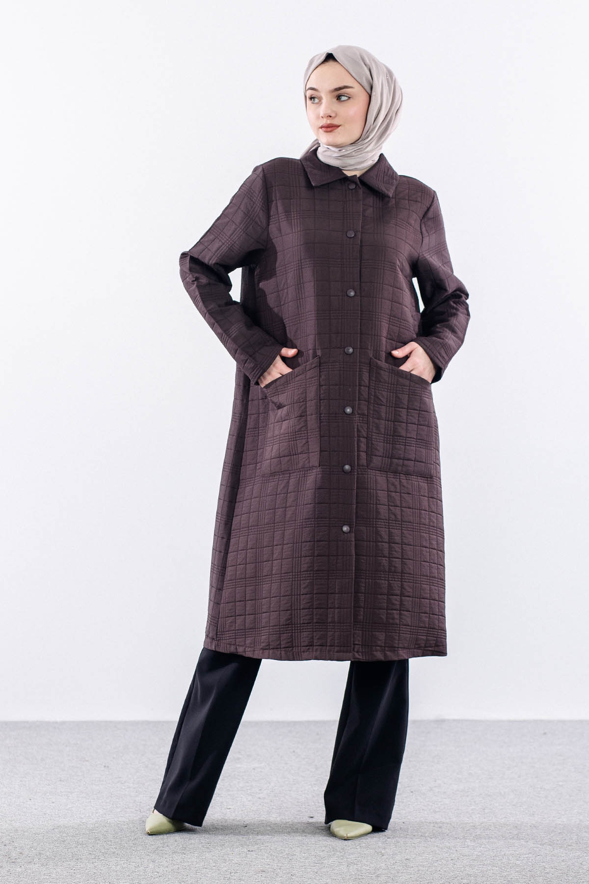 5014 Kapitone Kap 42-48 - Kahve - 2