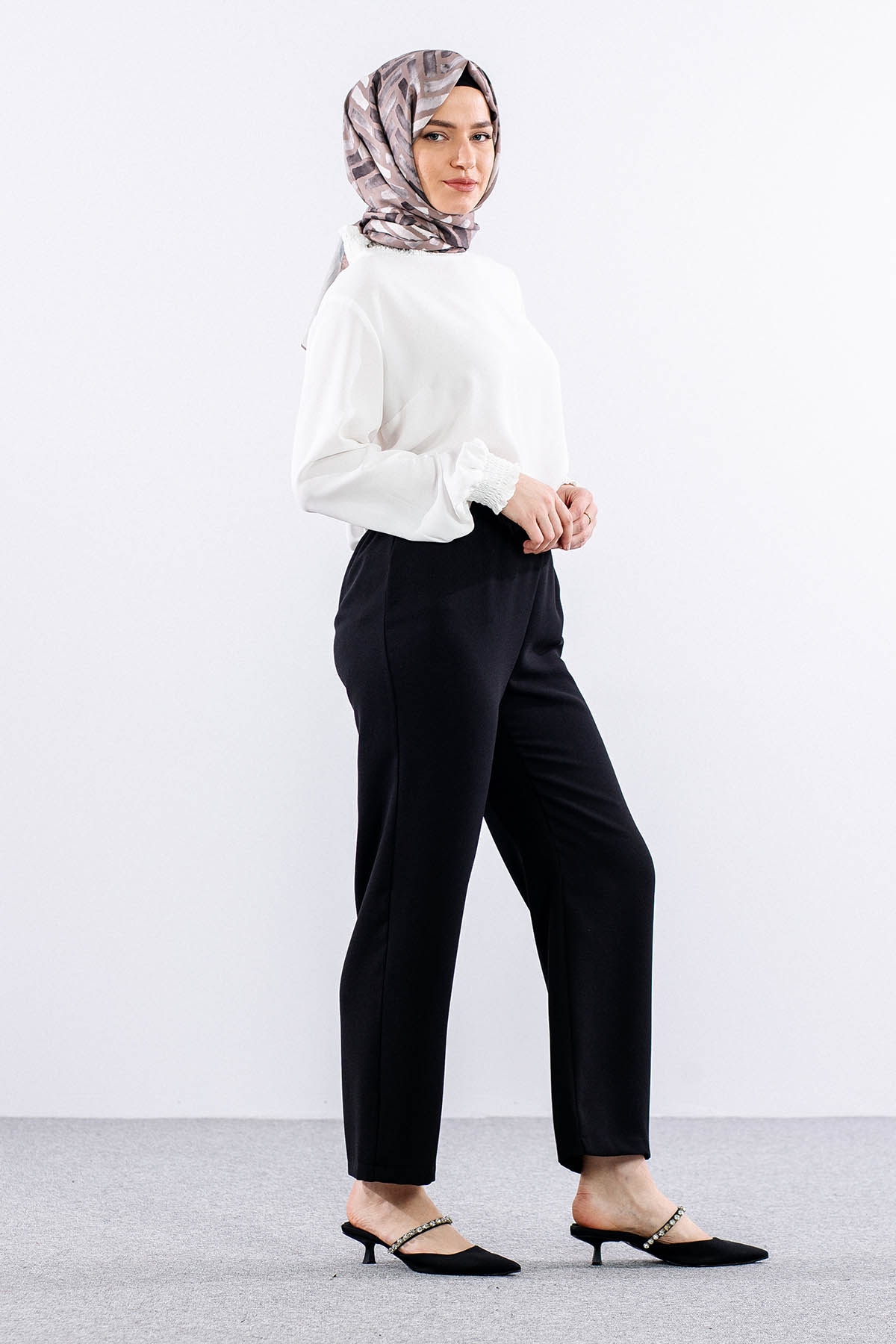 5015 Pantolon 40-50 - Siyah - - 4