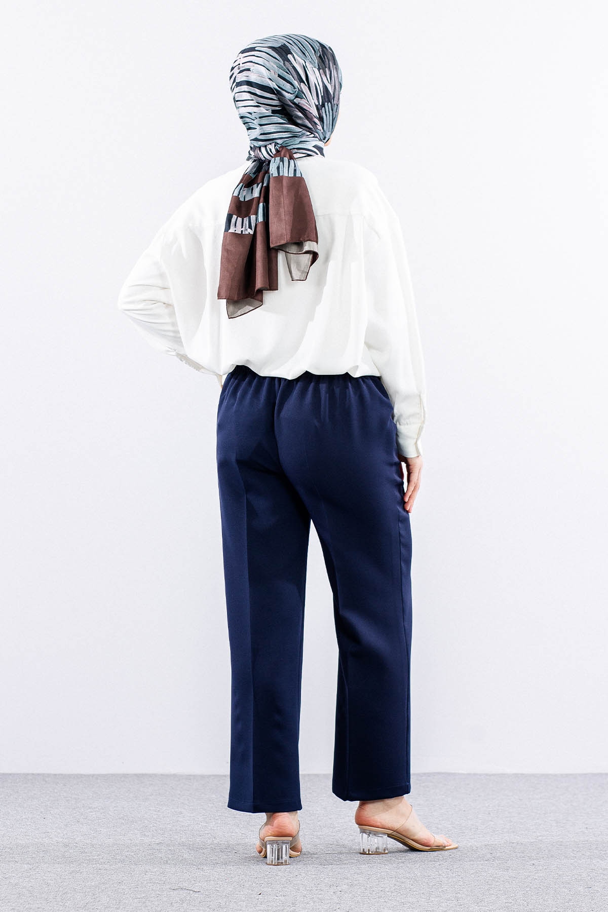 5016 Pantolon 42-52 - Lacivert  - - 4