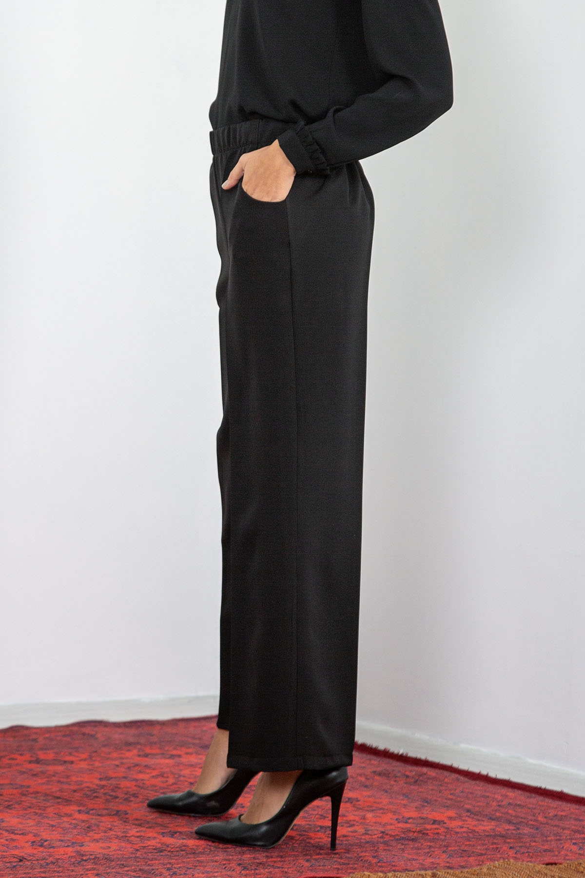 5016 Pantolon 42-52 - Siyah - 3