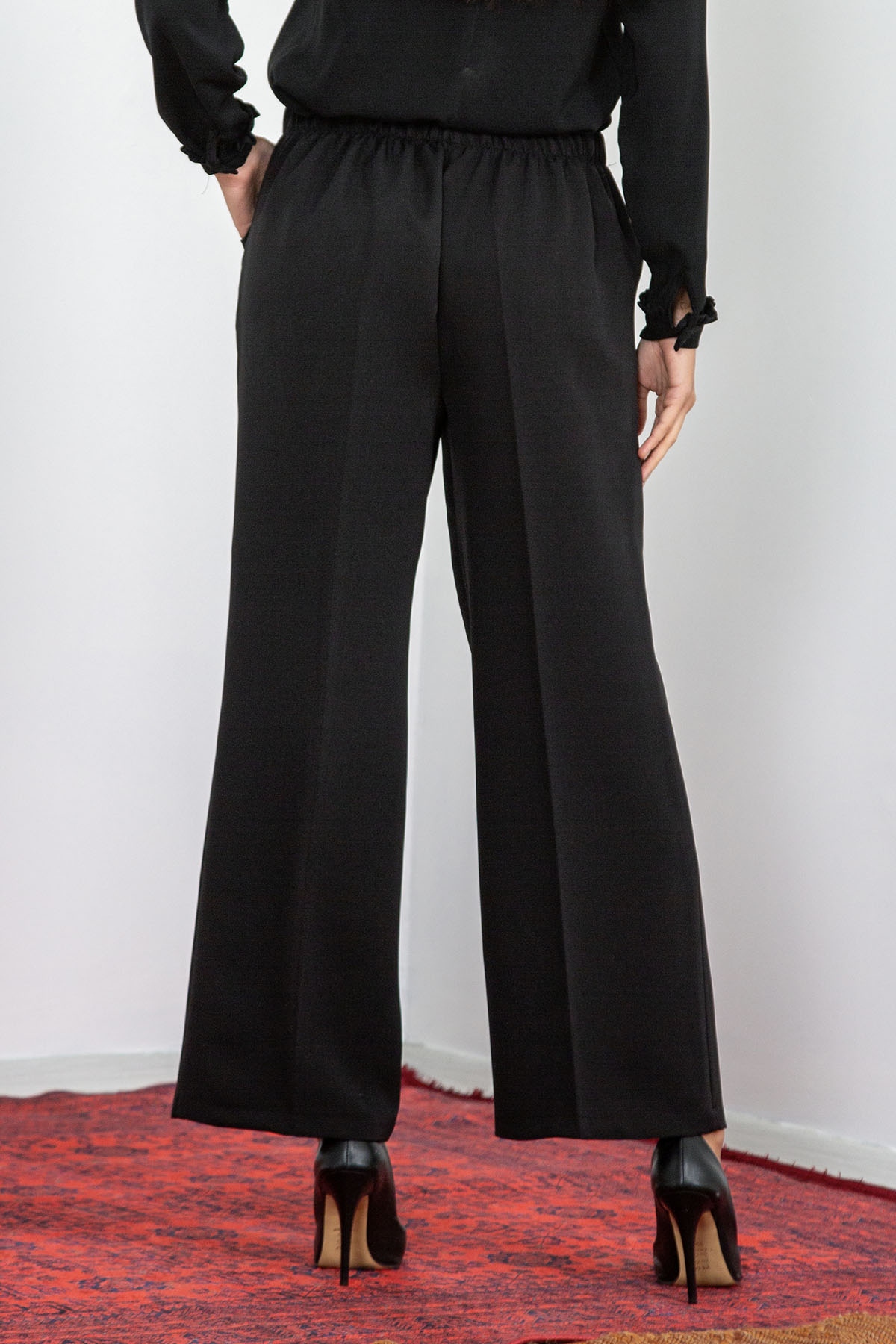 5016 Pantolon 42-52 - Siyah - 4