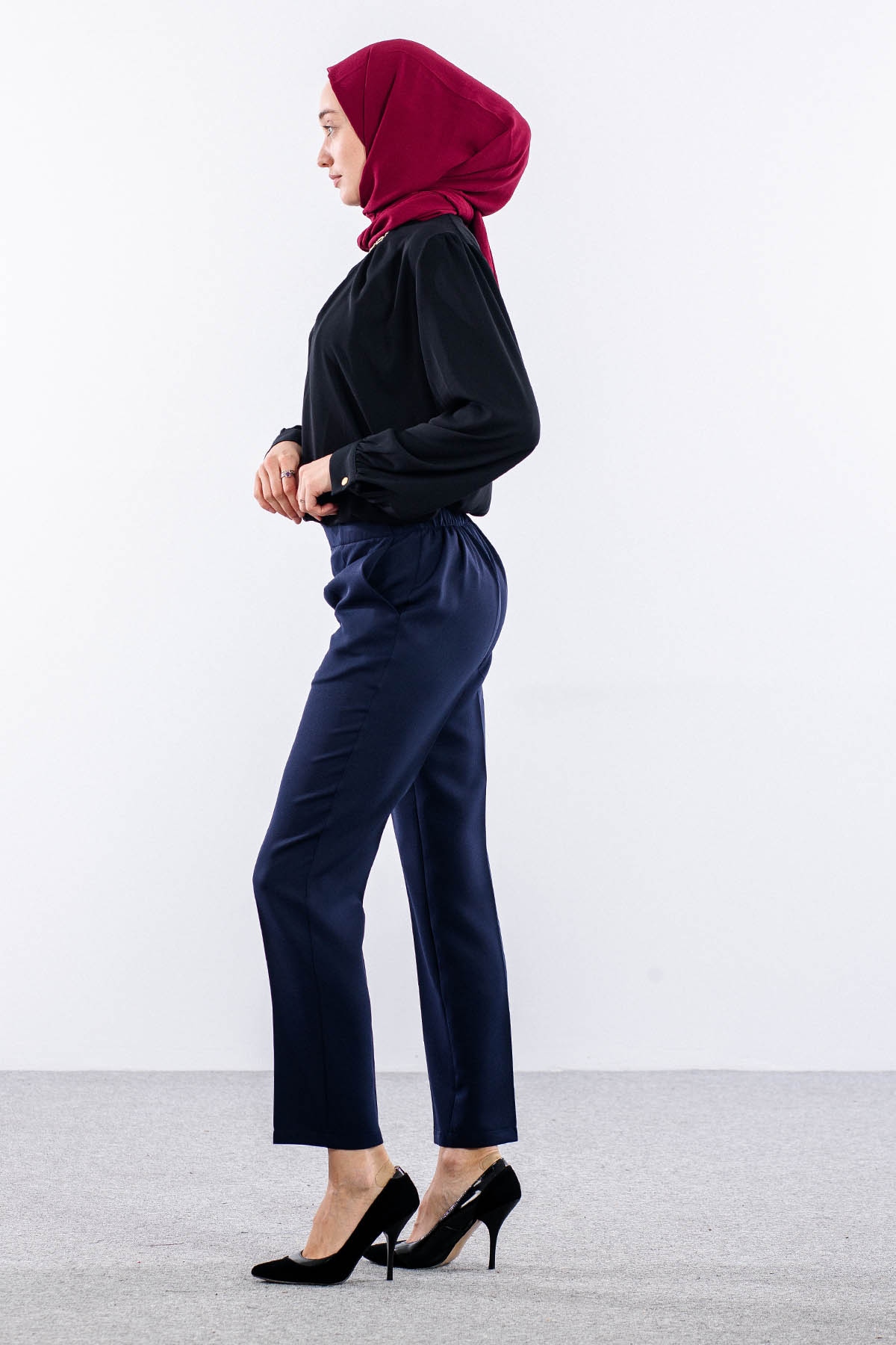 5018 Pantolon 40-50 - Lacivert - 3