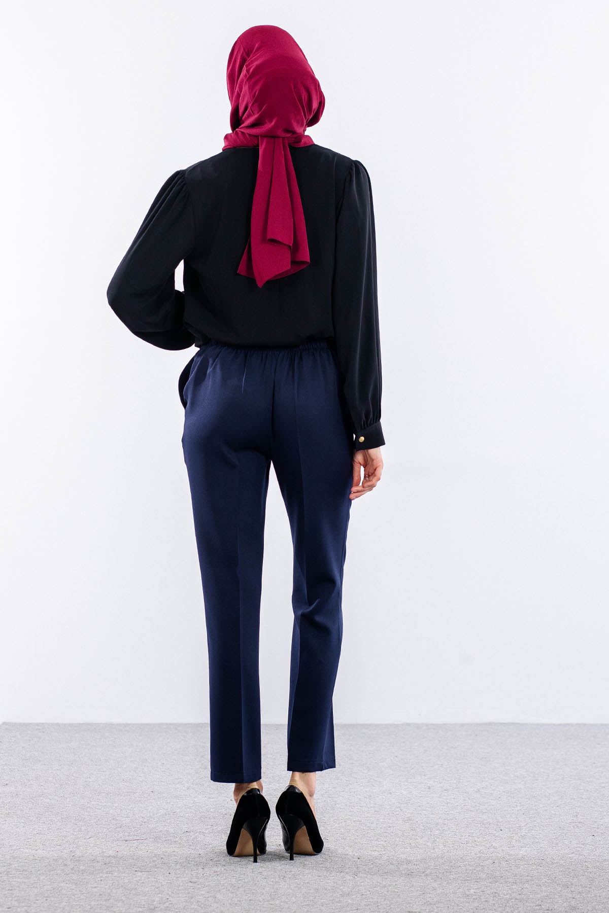 5018 Pantolon 40-50 - Lacivert - 4