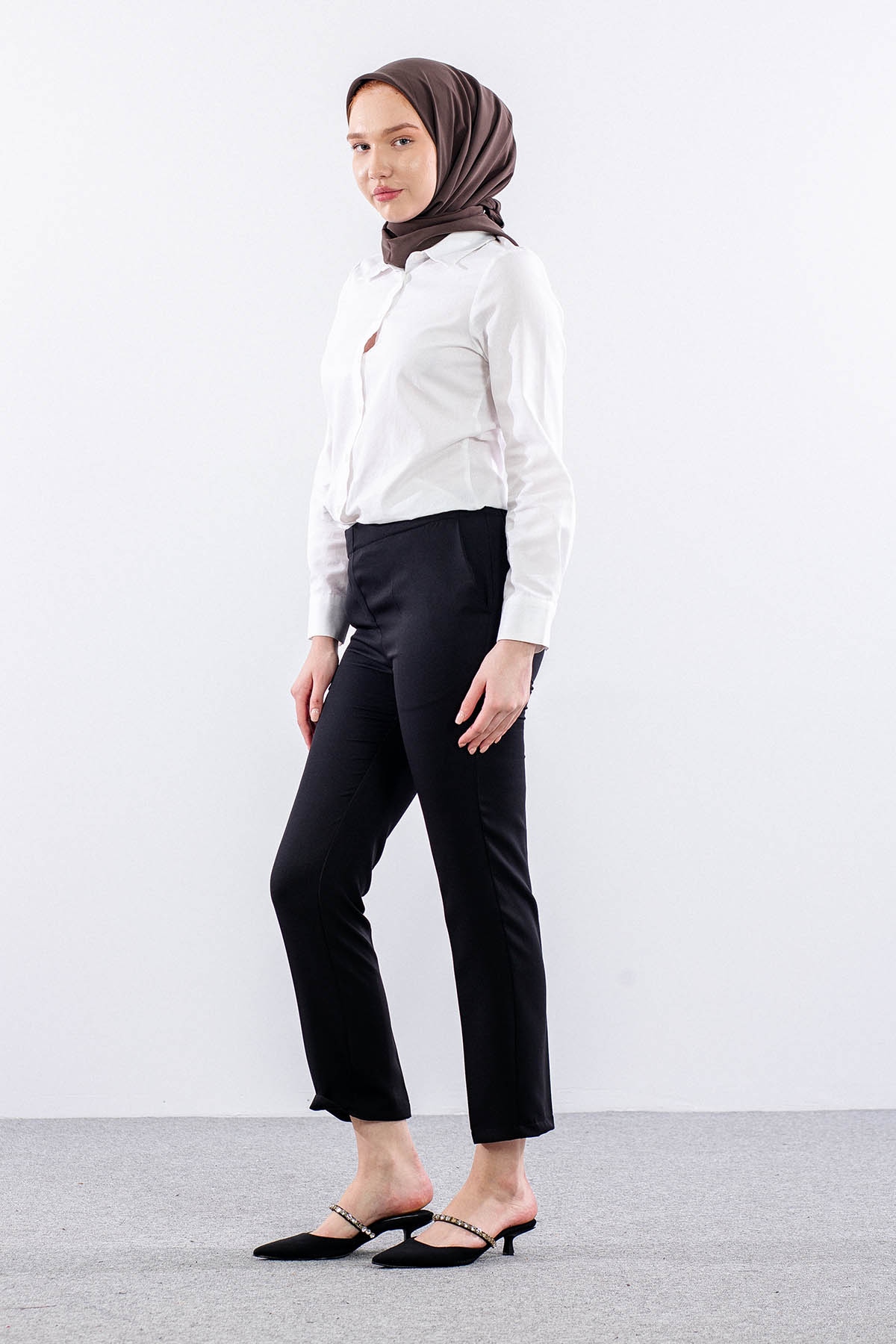 5018 Pantolon 40-50 - Siyah - 3