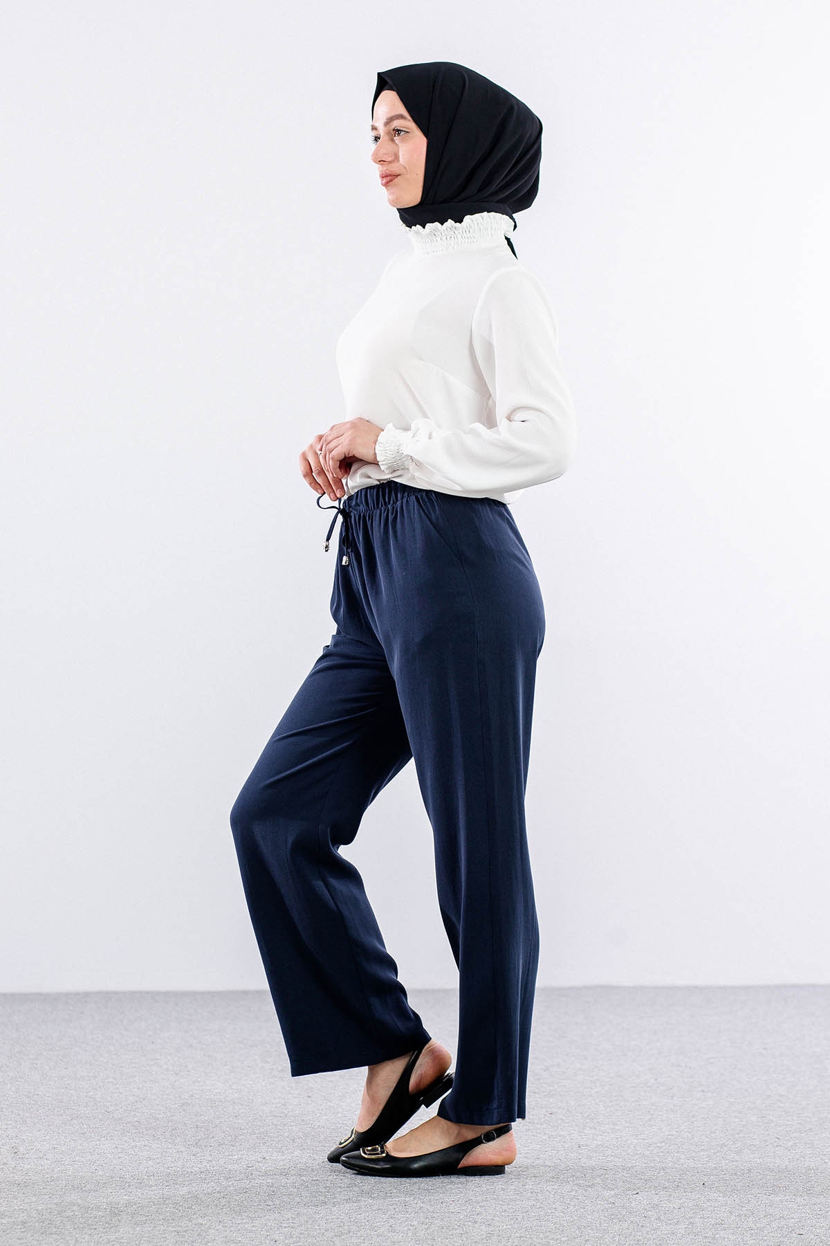 5025 Pantolon 40-50 - Lacivert - 3