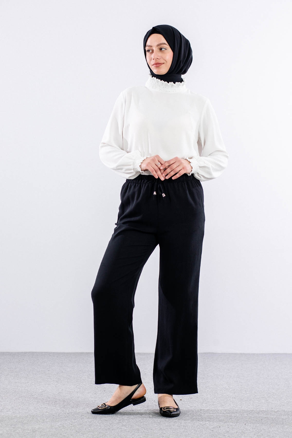 5025 Pantolon 40-50 - Siyah - 1