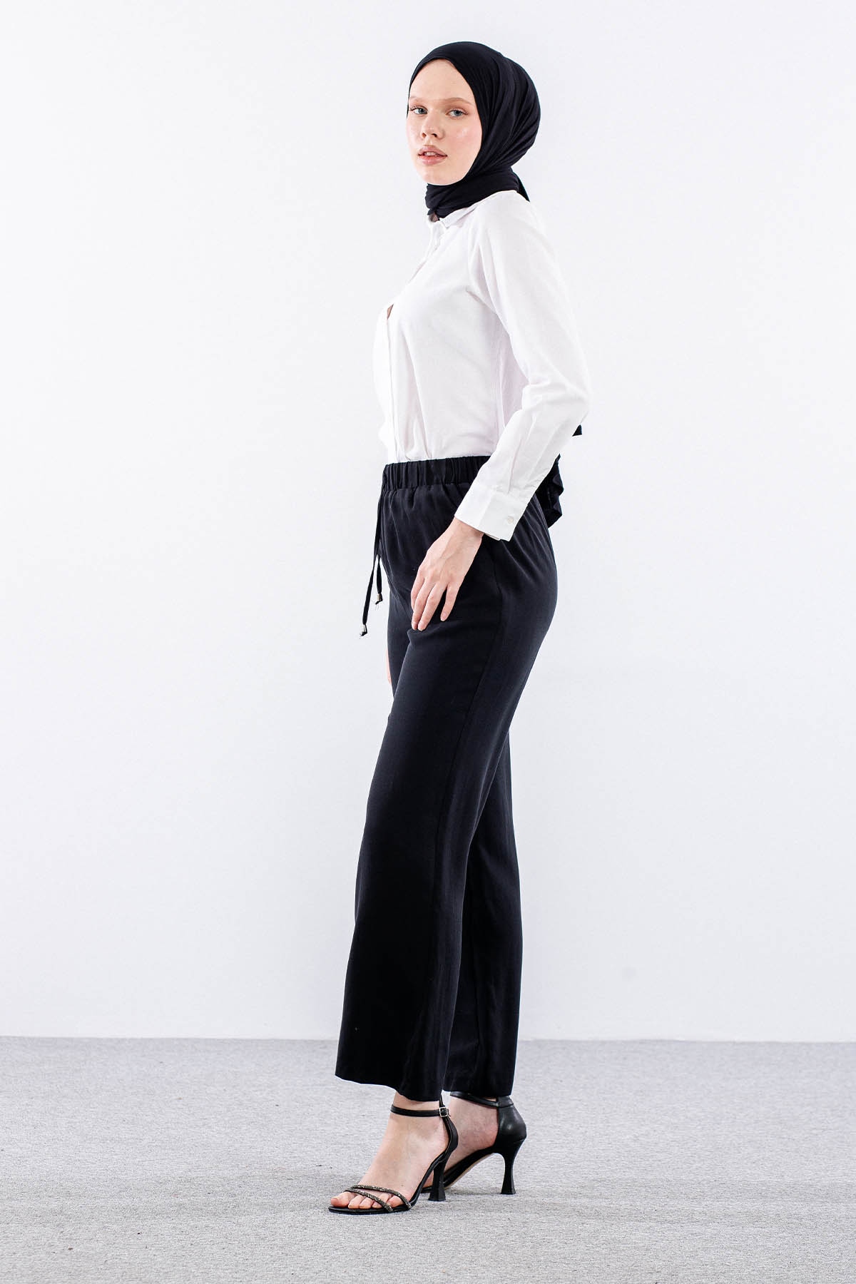 5025 Pantolon 40-50 - Siyah  - - 3