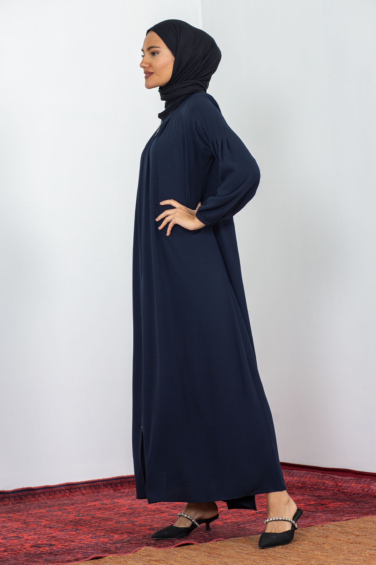 503 Ferace 42-52 Krep - Lacivert - 3