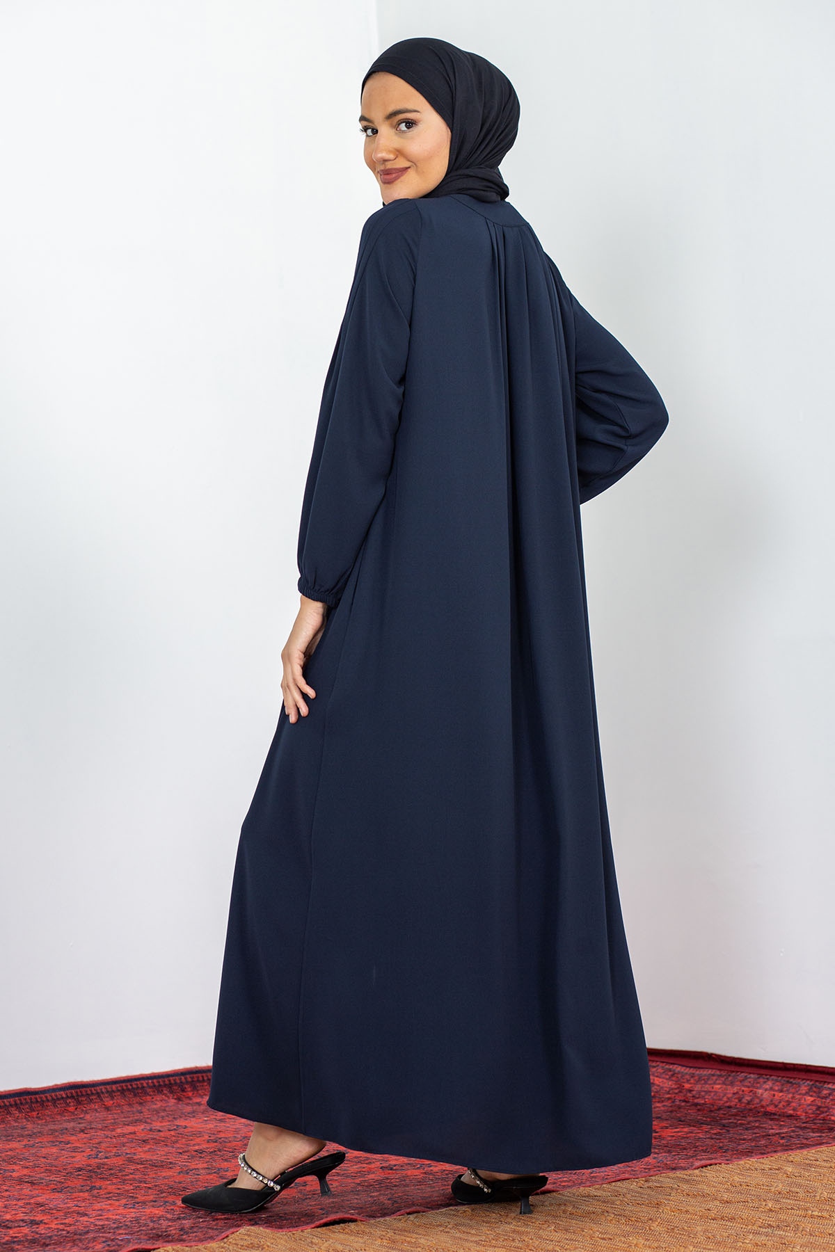 503 Ferace 42-52 Krep - Lacivert - 4