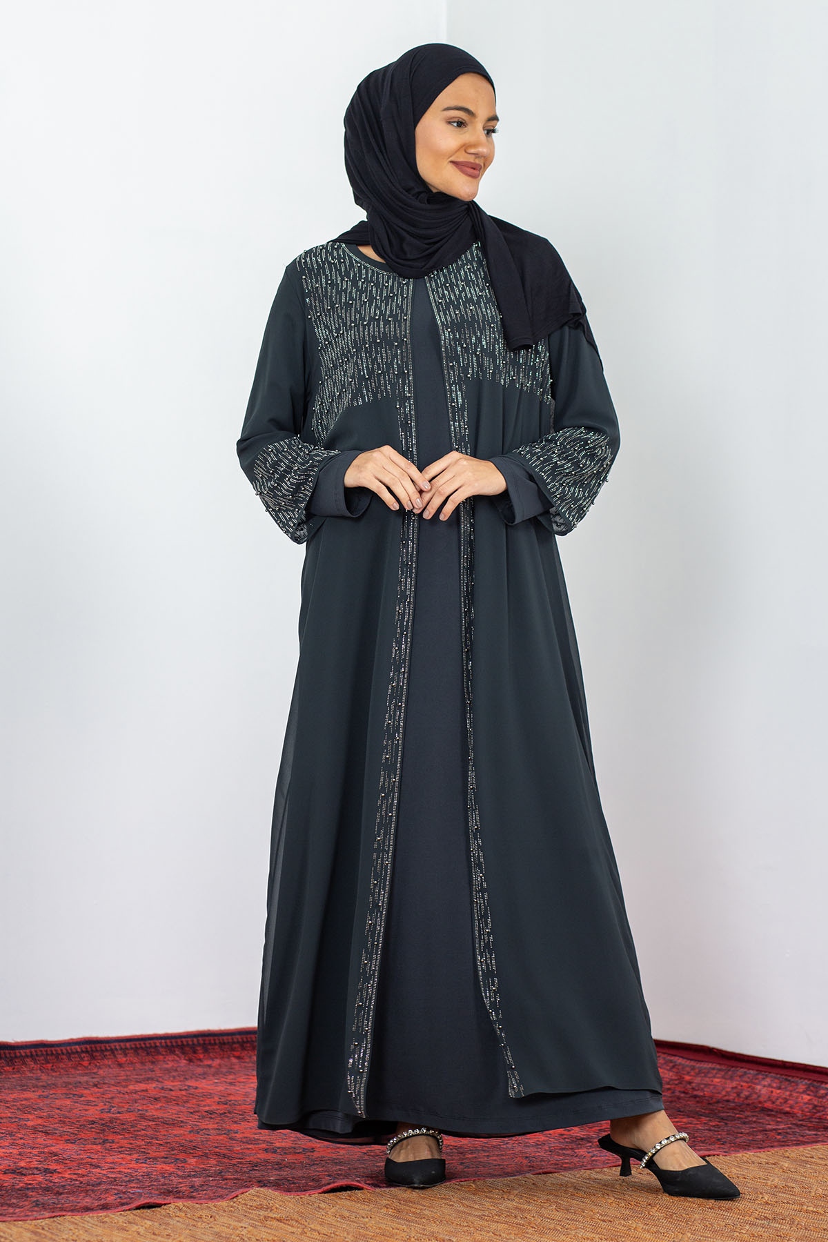 503 Ferace 42-52 Krep - Lacivert - 5