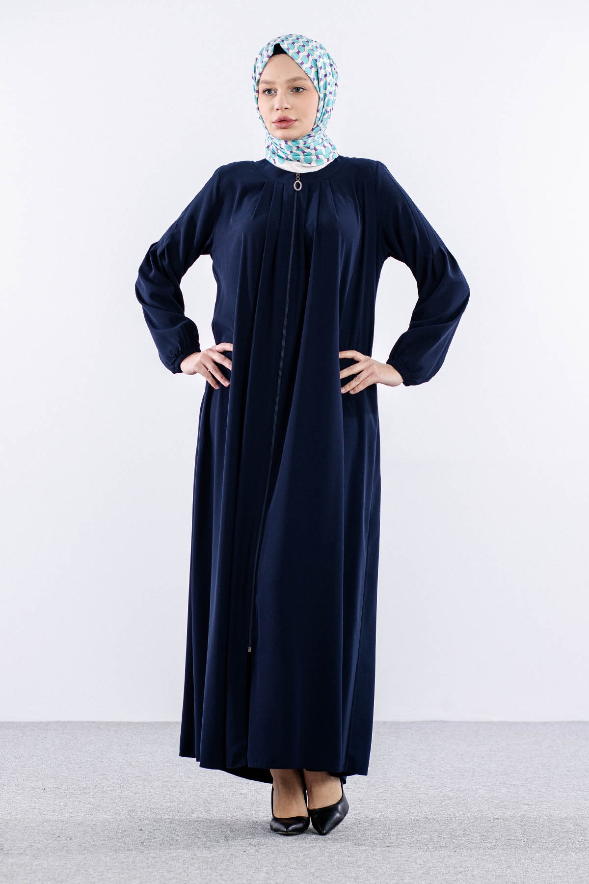 503 Ferace 42-52 Krep - Lacivert  - - 1