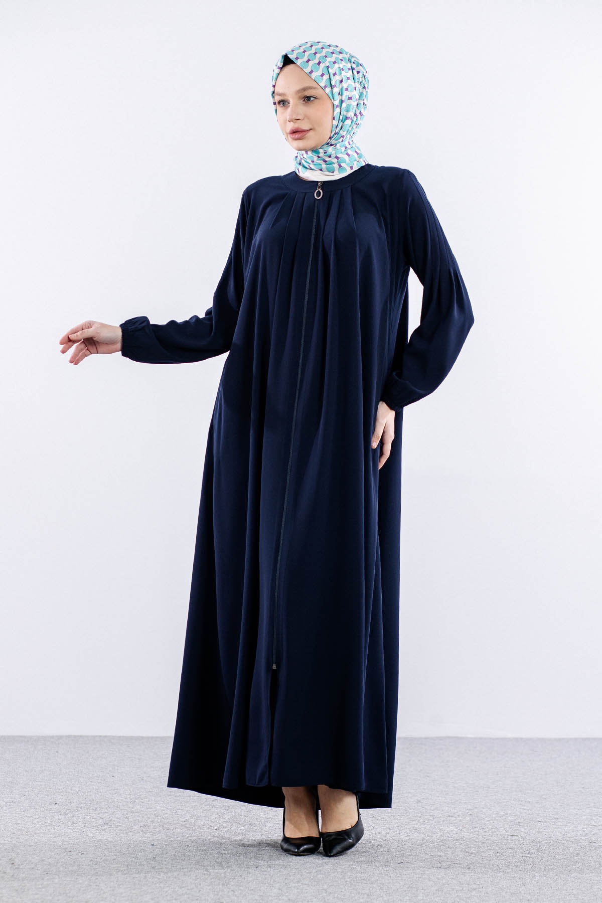 503 Ferace 42-52 Krep - Lacivert  - - 2