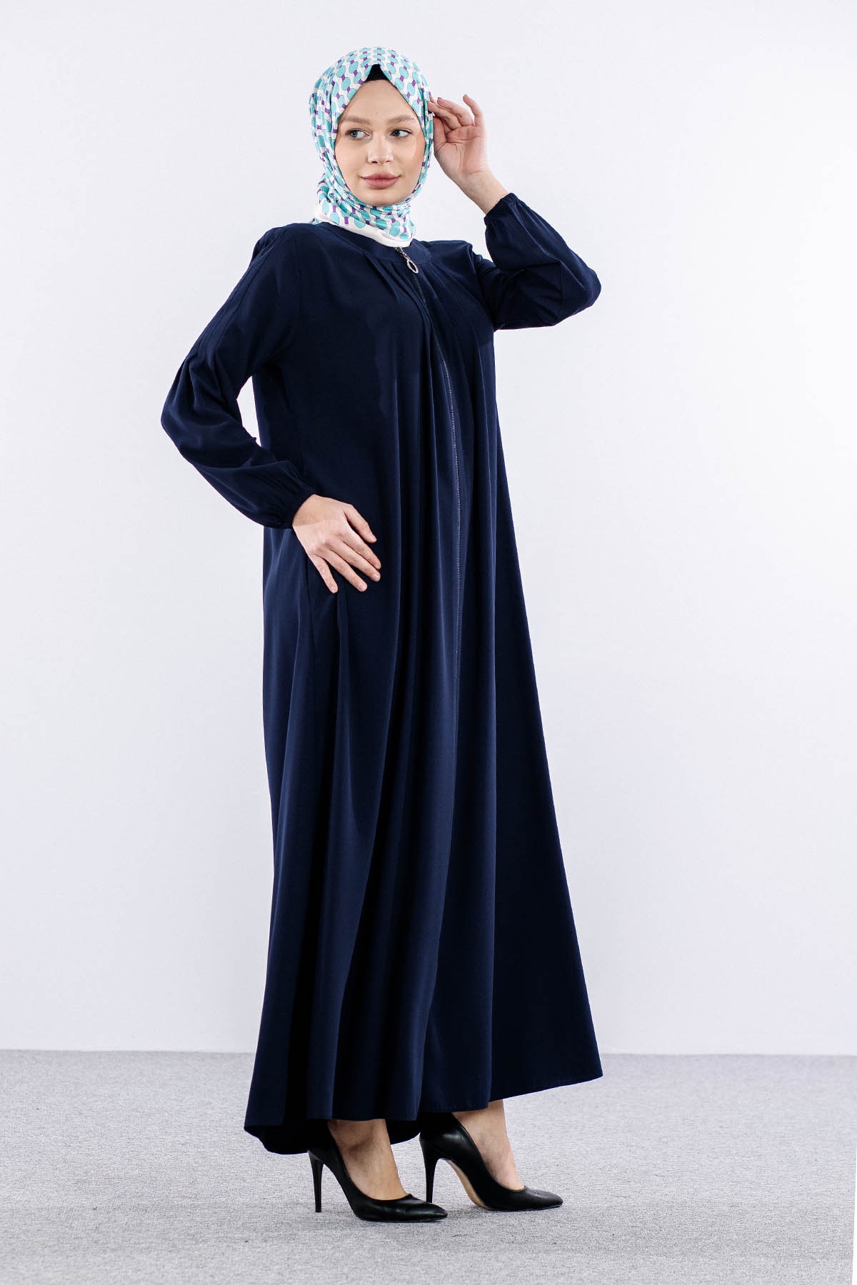 503 Ferace 42-52 Krep - Lacivert  - - 5