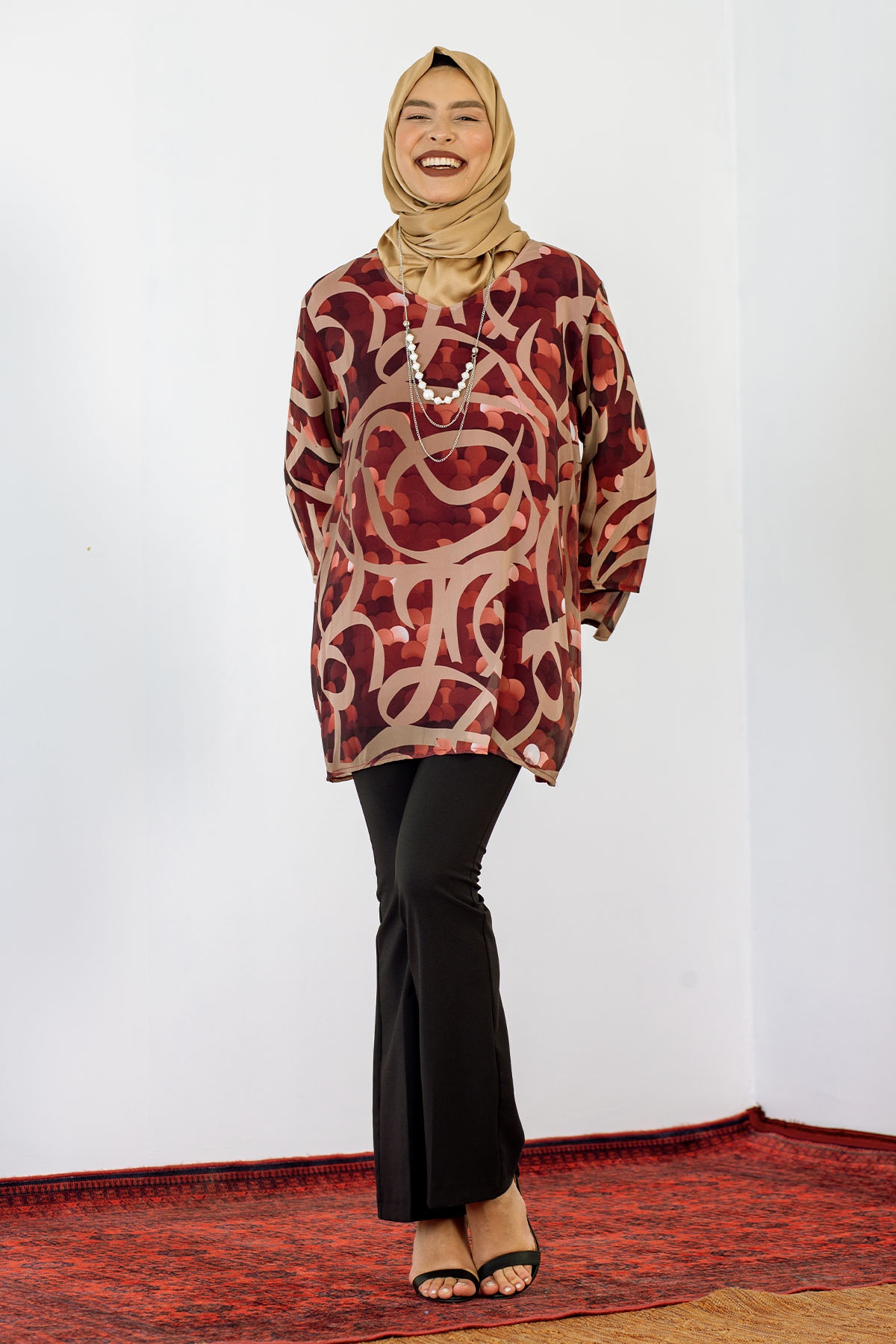 5068 Bluz Xl-4xl Sfn - Bordo - 2