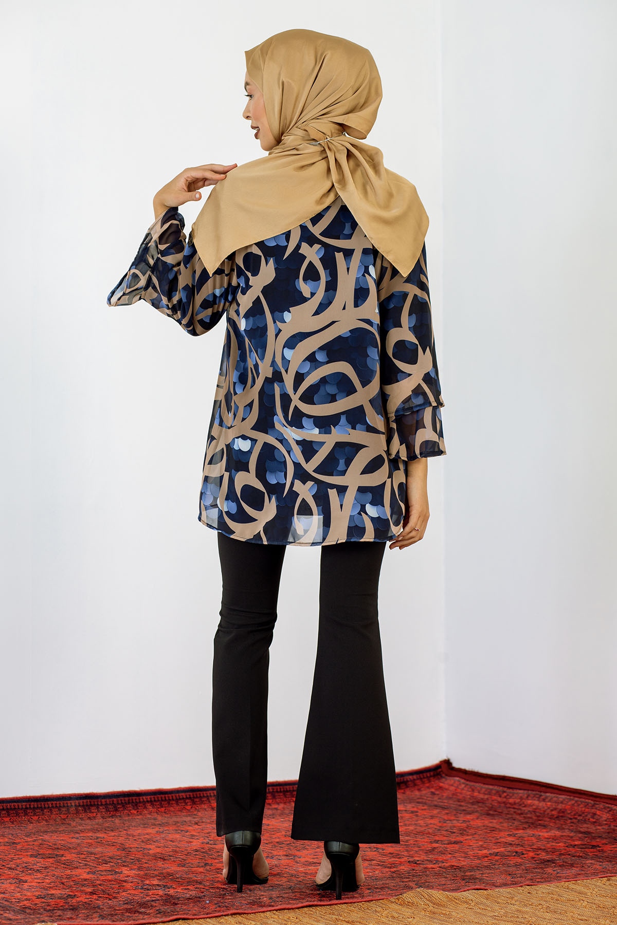 5068 Bluz Xl-4xl Sfn - Lacivert - 4