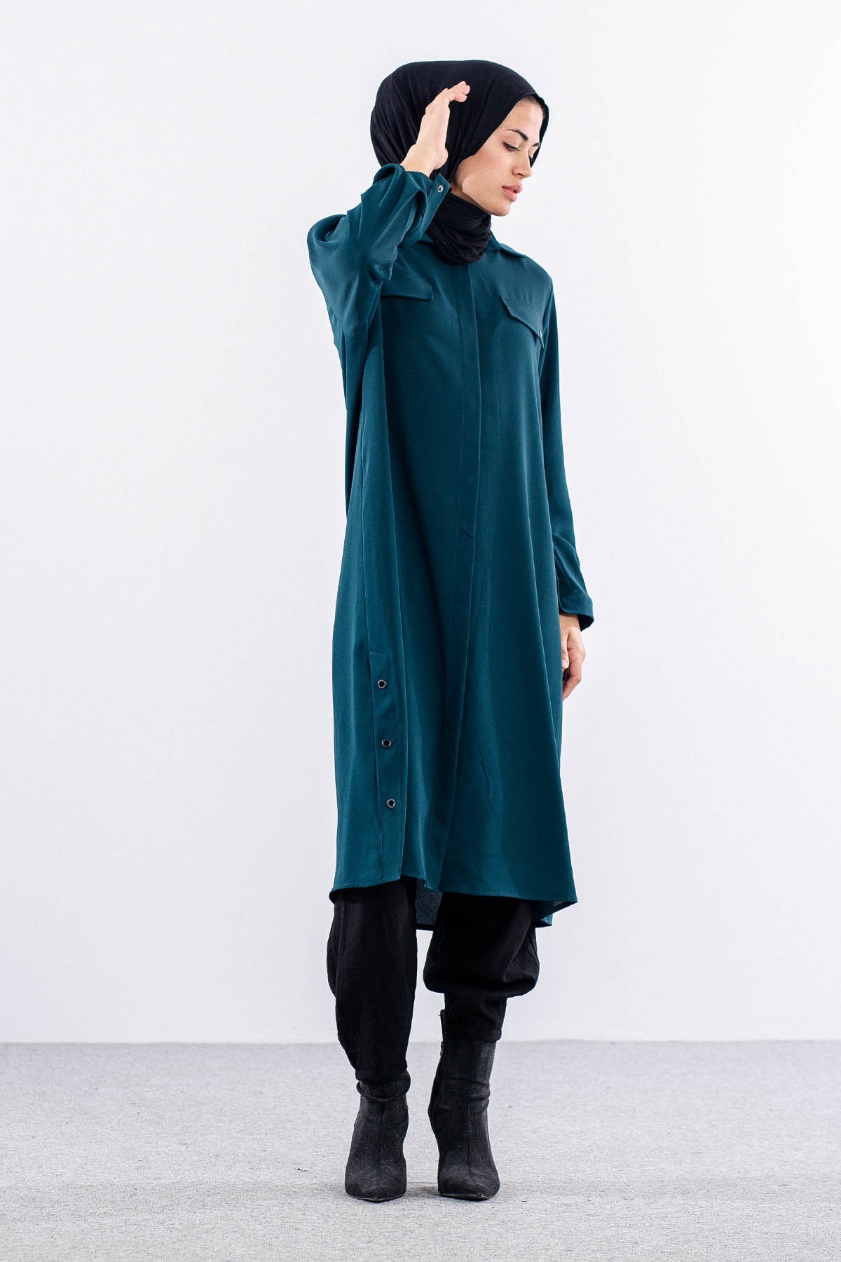 5097 Tunik 46-52 - Petrol - 1