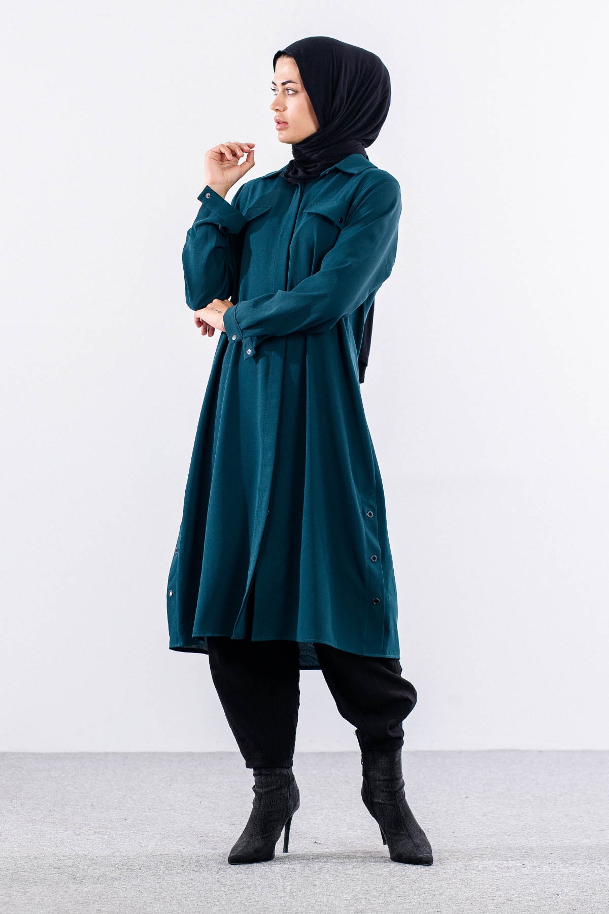 5097 Tunik 46-52 - Petrol - 4