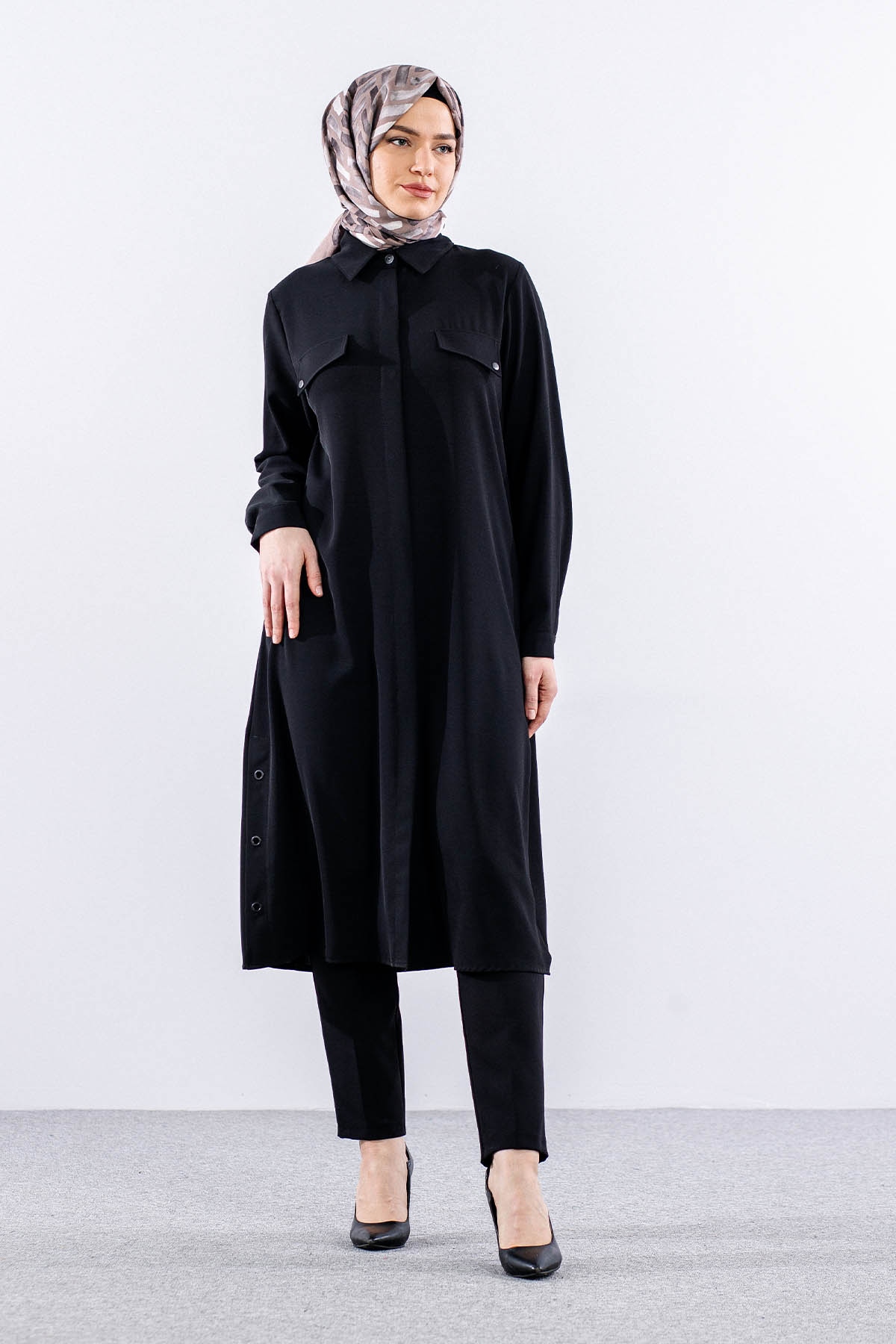 5097 Tunik 46-52 - Siyah  - - 1